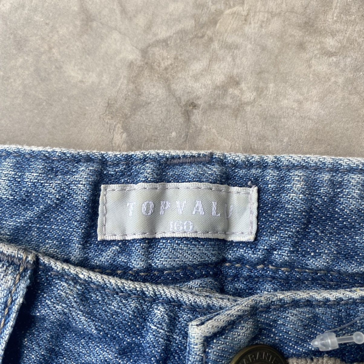 Japanese Brand × Vintage Vintage Japanese denim patchwork flare jeans Size 26" / US 2 / IT 38 - 9 Thumbnail