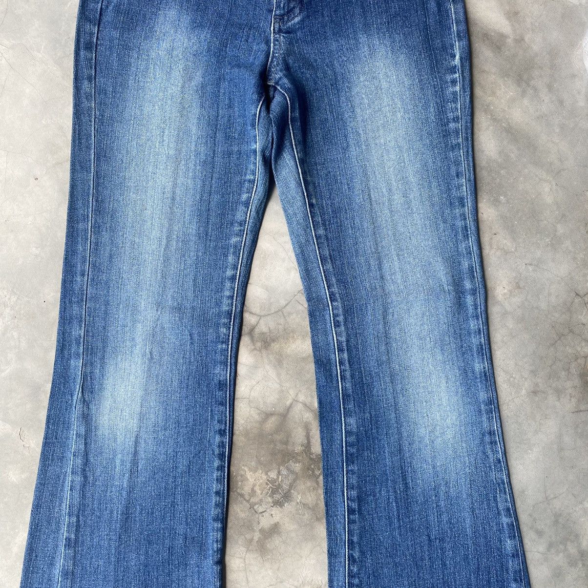 Japanese Brand × Vintage Vintage Japanese denim patchwork flare jeans Size 26" / US 2 / IT 38 - 6 Thumbnail