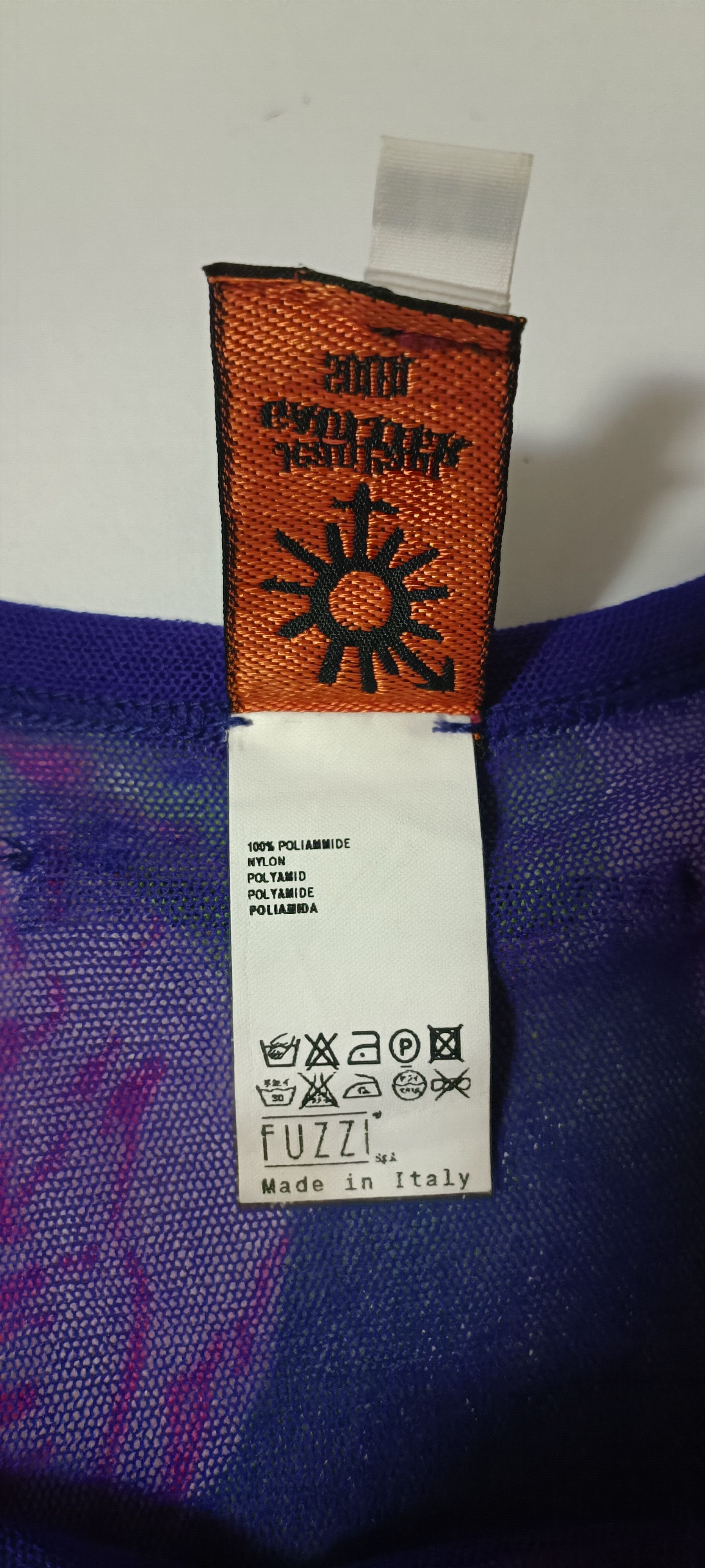 Jean Paul Gaultier Parrots / tie-dye nylon mesh midi dress Size M / US 6-8 / IT 42-44 - 9 Thumbnail