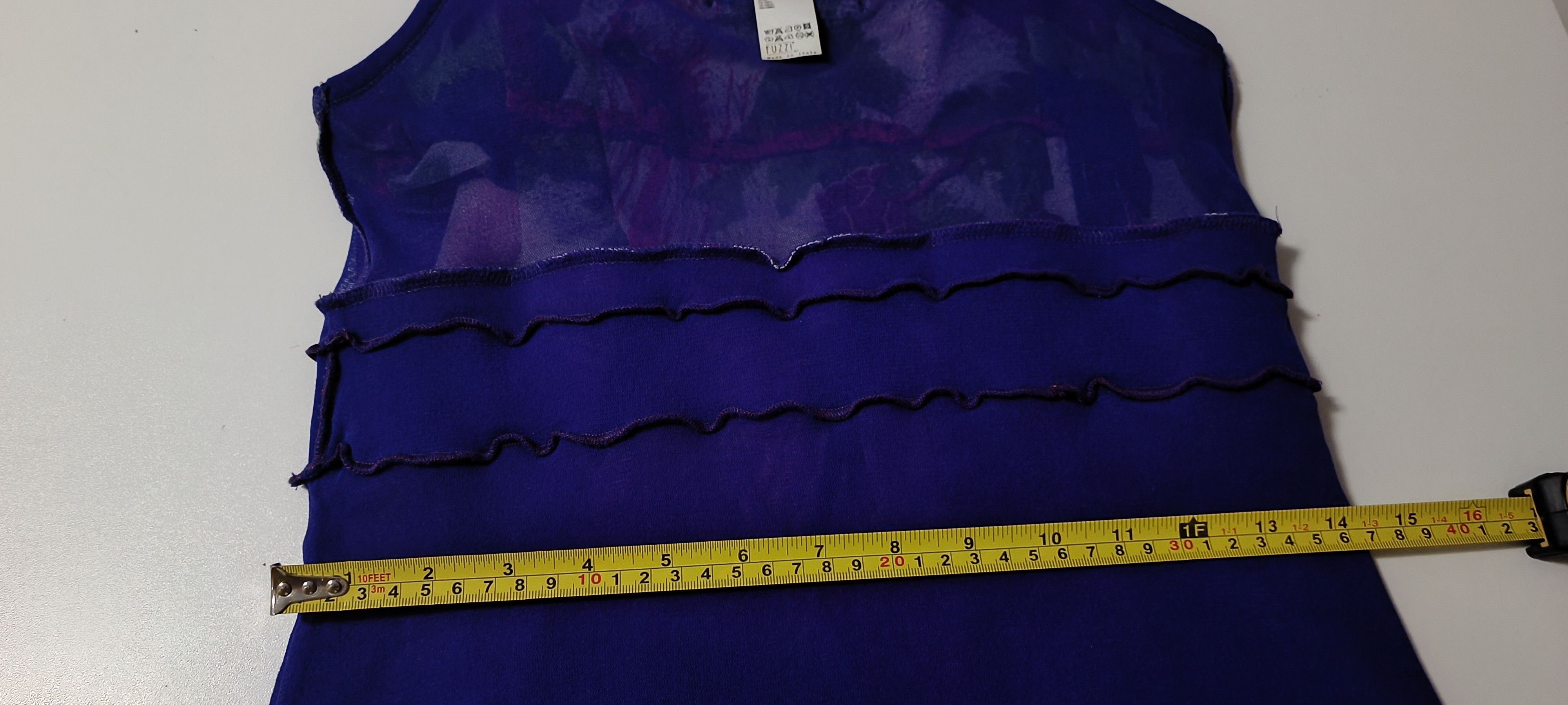 Jean Paul Gaultier Parrots / tie-dye nylon mesh midi dress Size M / US 6-8 / IT 42-44 - 13 Thumbnail