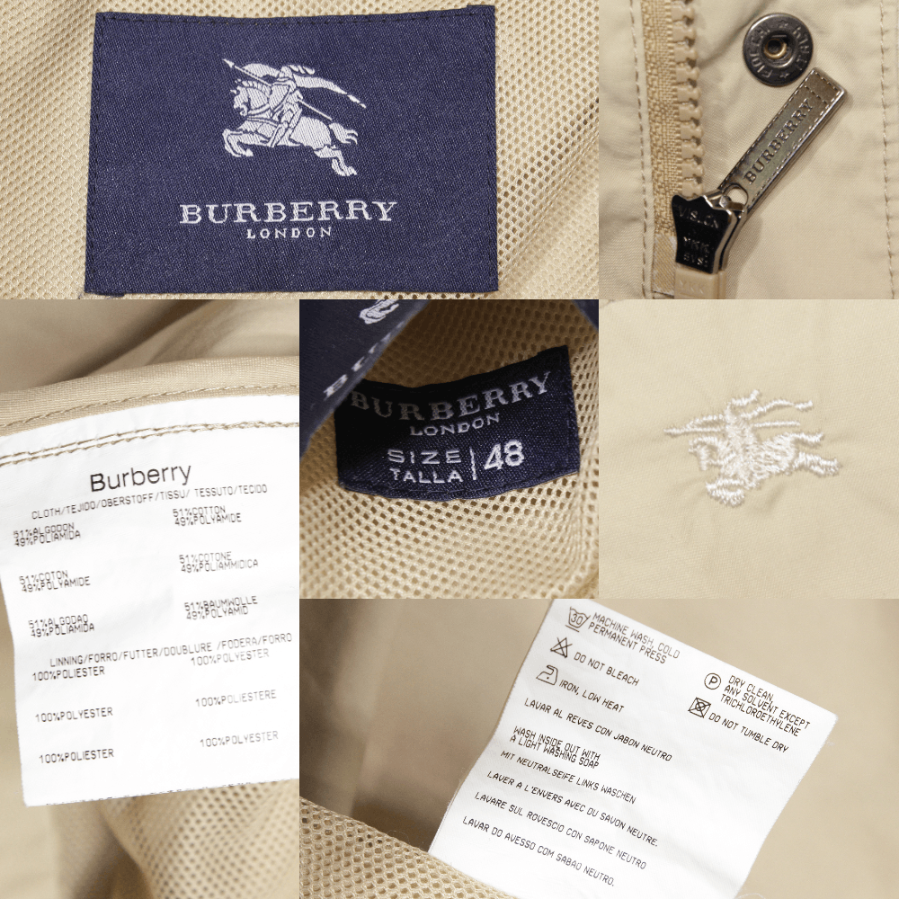 Burberry 00S Nova Check Collar Nylon Cotton Jacket Vintage Size US M / EU 48-50 / 2 - 11 Thumbnail