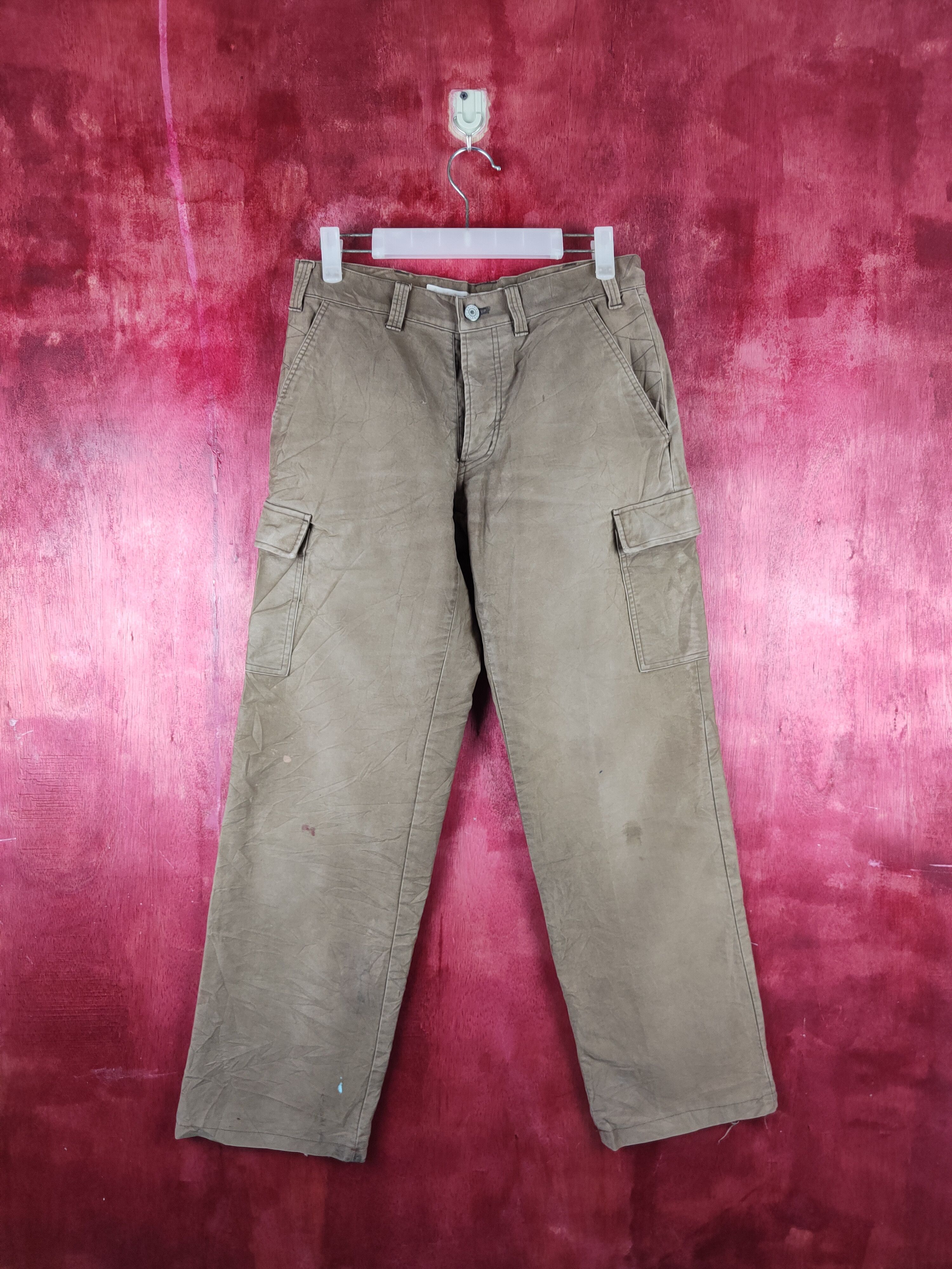 Faded Glory × Japanese Brand Down The Line Brown Multi Pocket Tactical Cargo Pants #S718 Size US 31 - 1 Thumbnail
