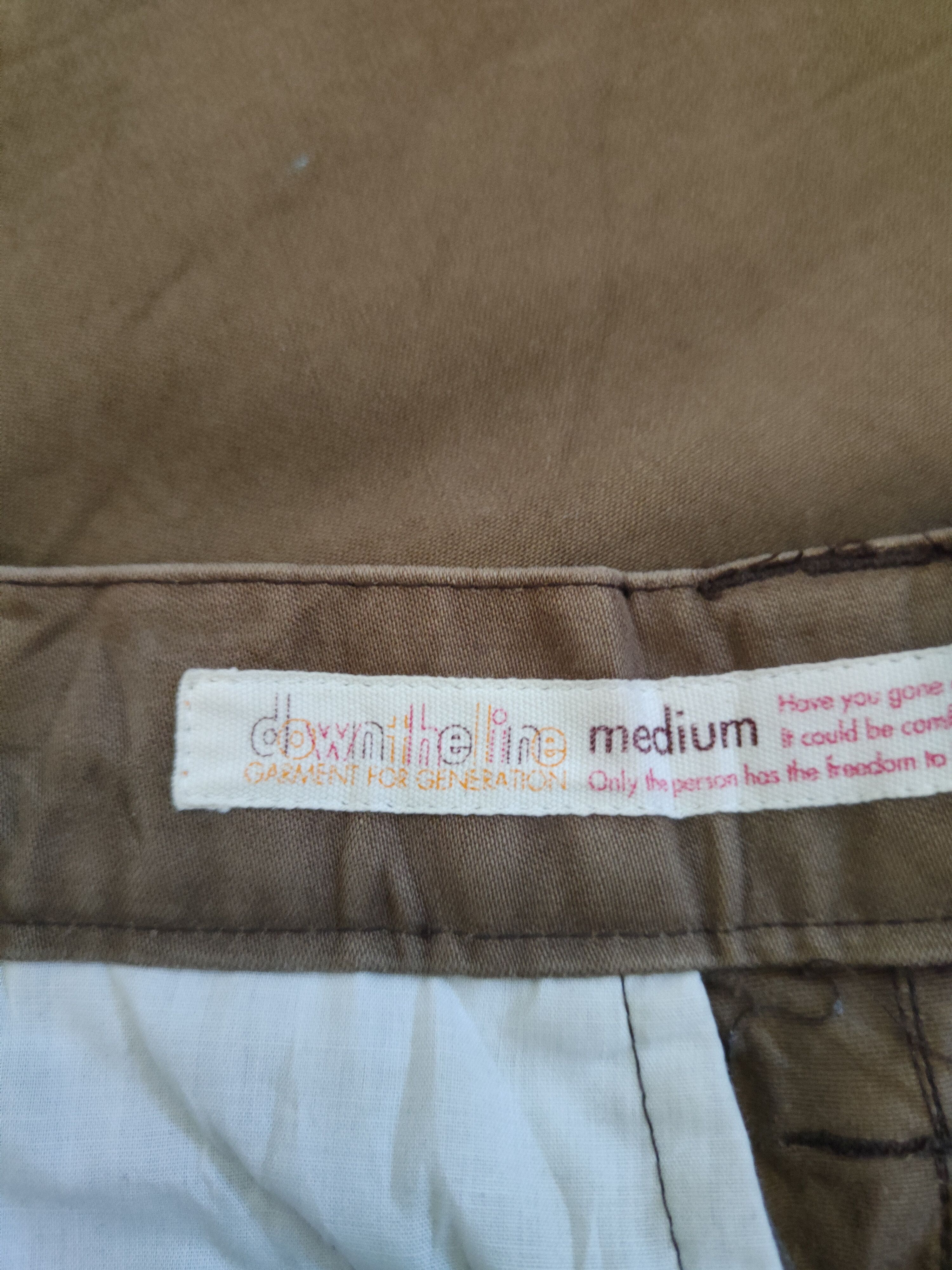 Faded Glory × Japanese Brand Down The Line Brown Multi Pocket Tactical Cargo Pants #S718 Size US 31 - 18 Thumbnail