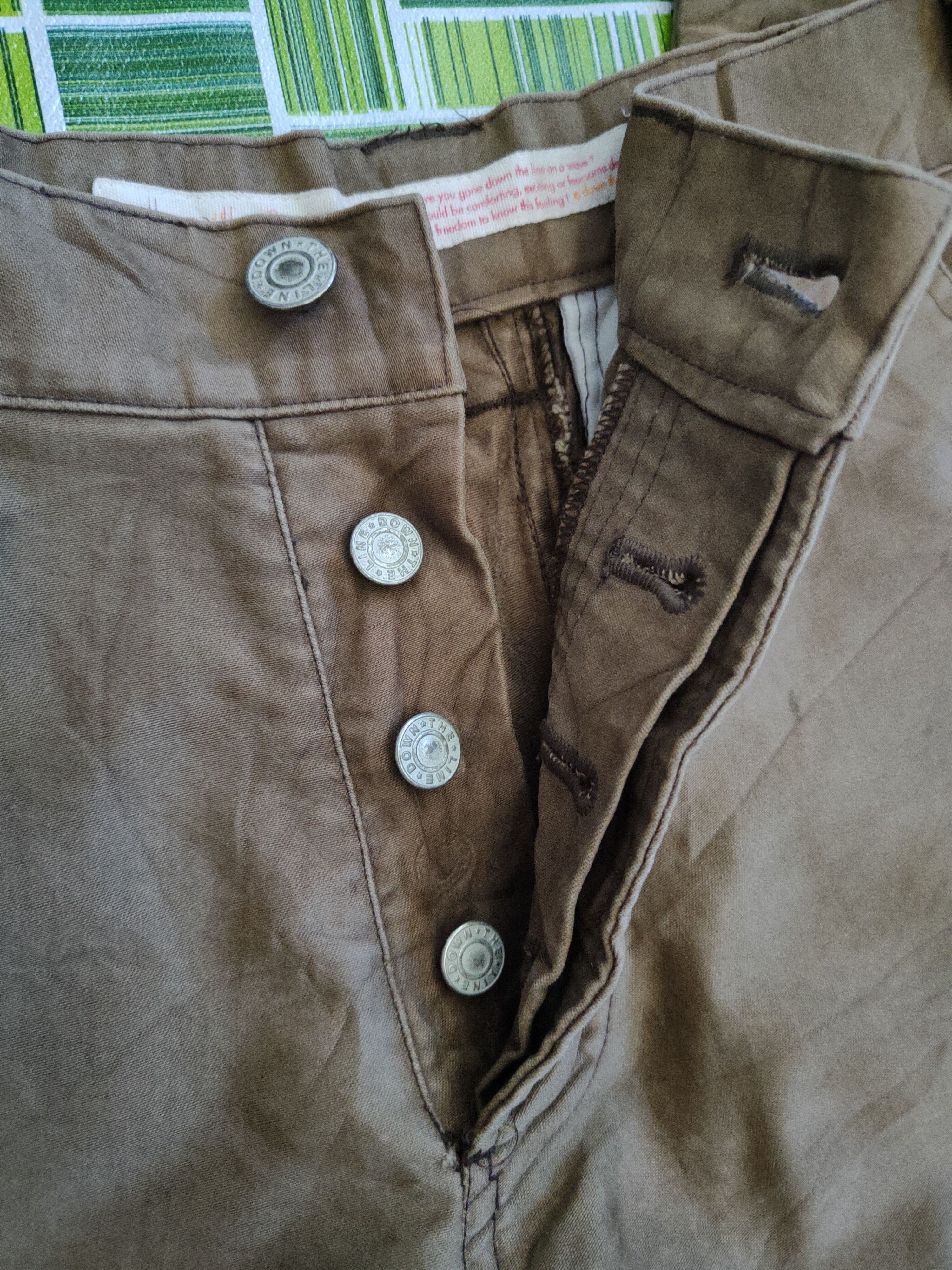 Faded Glory × Japanese Brand Down The Line Brown Multi Pocket Tactical Cargo Pants #S718 Size US 31 - 16 Thumbnail