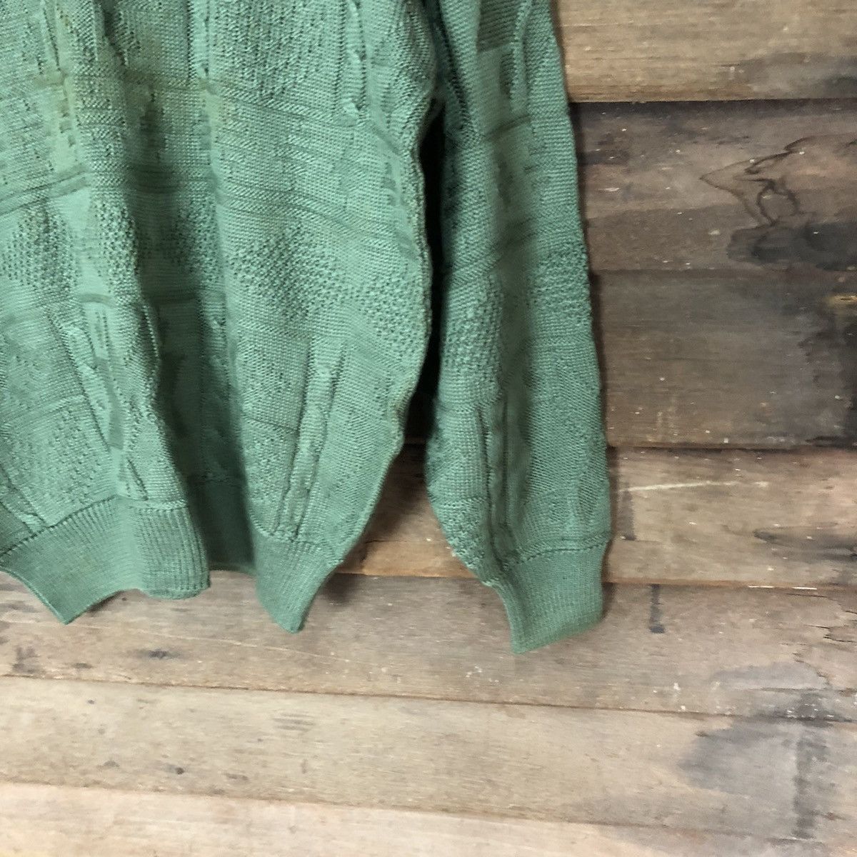 Lindbergh Lindbergh vintage art sweatshirt Green Knitwear #387B Size US L / EU 52-54 / 3 - 5 Thumbnail