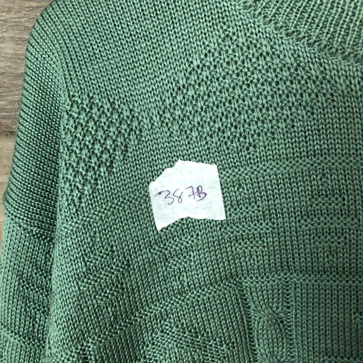 Lindbergh Lindbergh vintage art sweatshirt Green Knitwear #387B Size US L / EU 52-54 / 3 - 7 Thumbnail