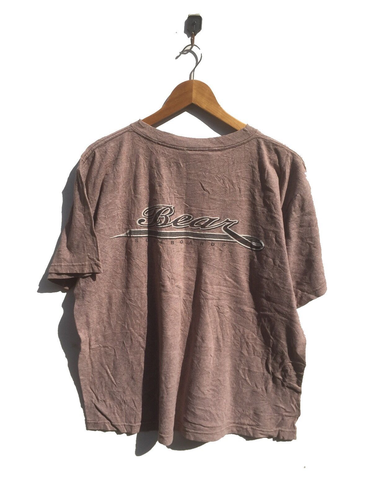Japanese Brand Rare Bear Surfboard tee nice design Size US M / EU 48-50 / 2 - 2 Thumbnail