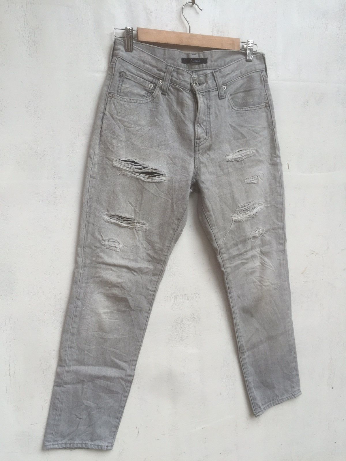 Johnbull JOHNBULL DISTRESSED DENIM PANTS WOMEN SKINNY Size US 30 / EU 46 - 2 Thumbnail