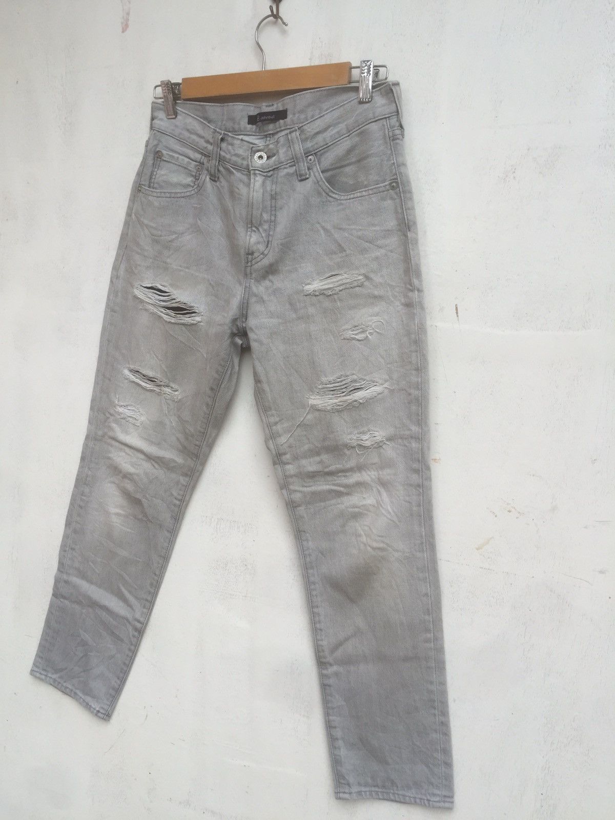 Johnbull JOHNBULL DISTRESSED DENIM PANTS WOMEN SKINNY Size US 30 / EU 46 - 3 Thumbnail