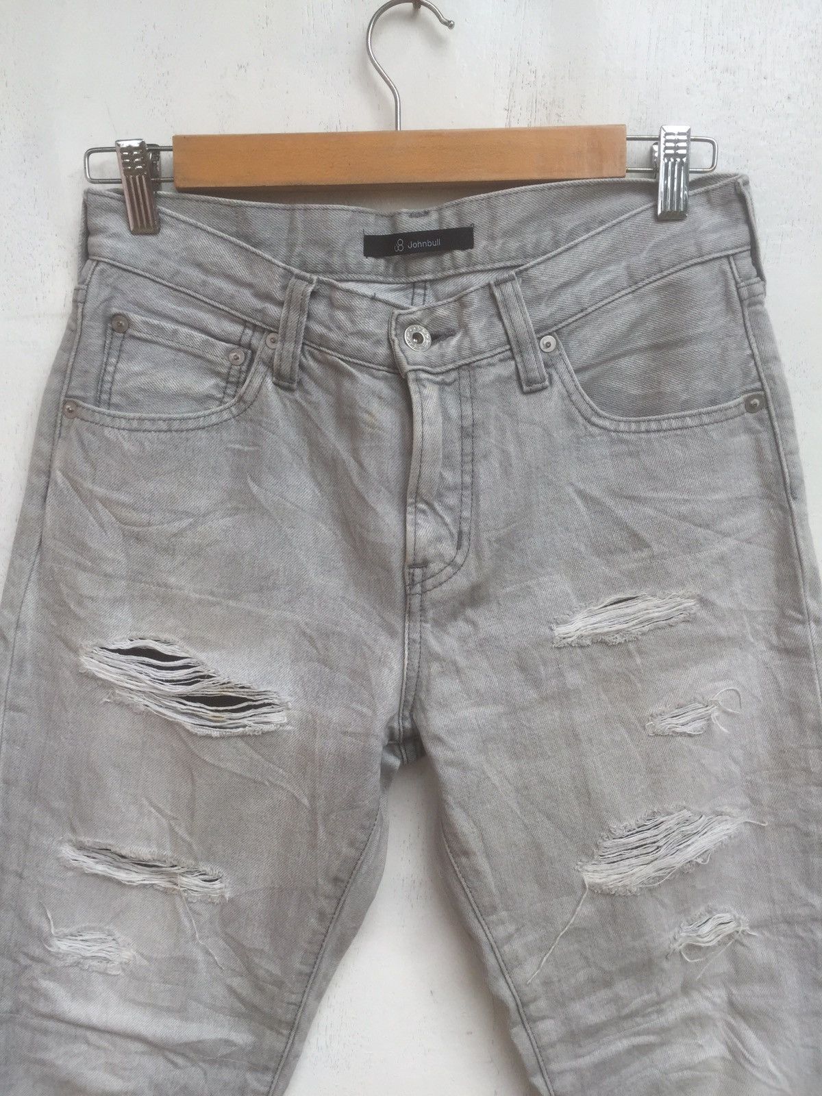 Johnbull JOHNBULL DISTRESSED DENIM PANTS WOMEN SKINNY Size US 30 / EU 46 - 4 Thumbnail