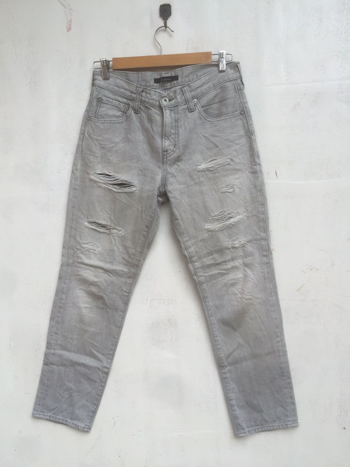 Johnbull JOHNBULL DISTRESSED DENIM PANTS WOMEN SKINNY Size US 30 / EU 46 - 1 Thumbnail