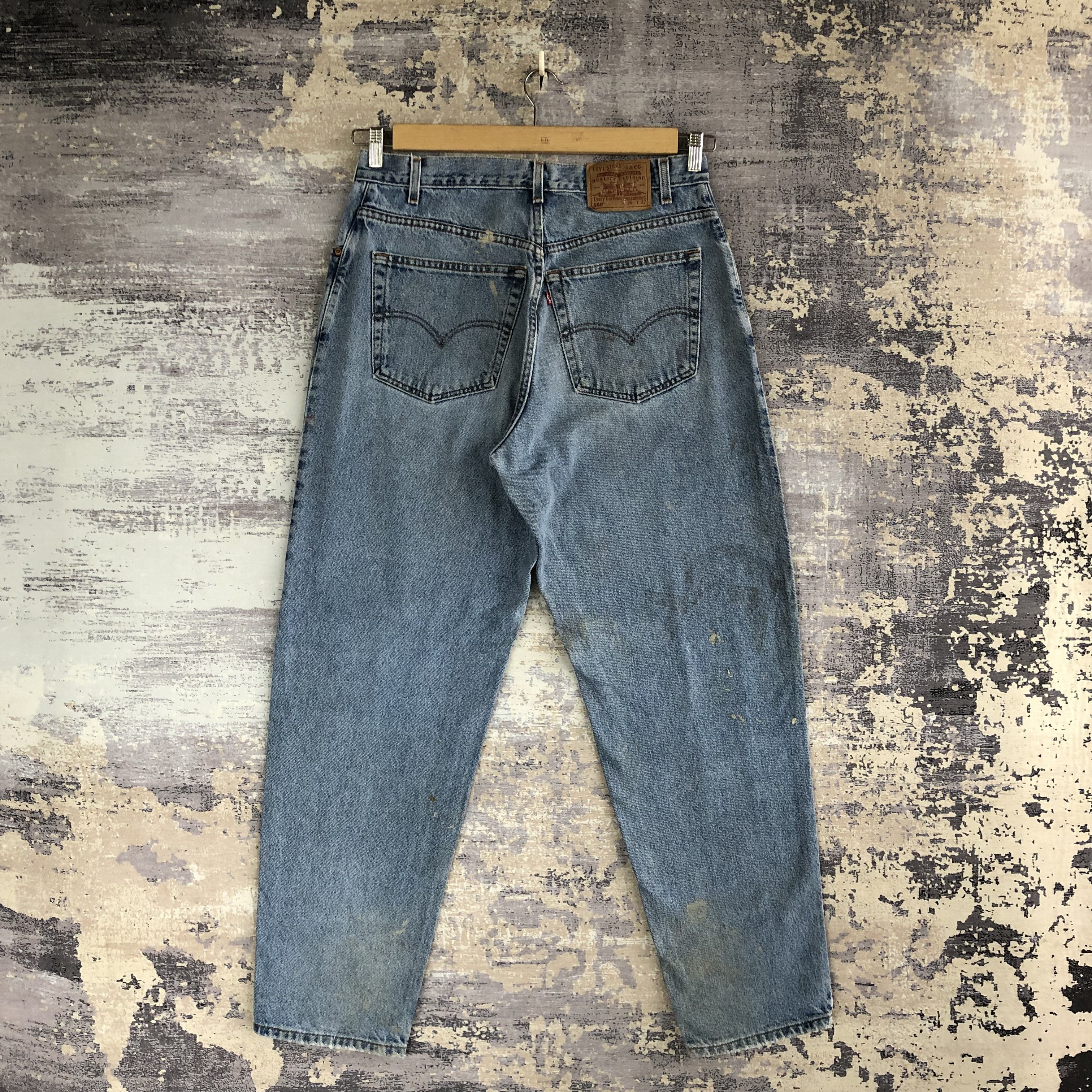 Levi's Vintage Levis Dirty Baggy Jeans Levi's 560 Faded Denim Size US 32 / EU 48 - 2 Thumbnail