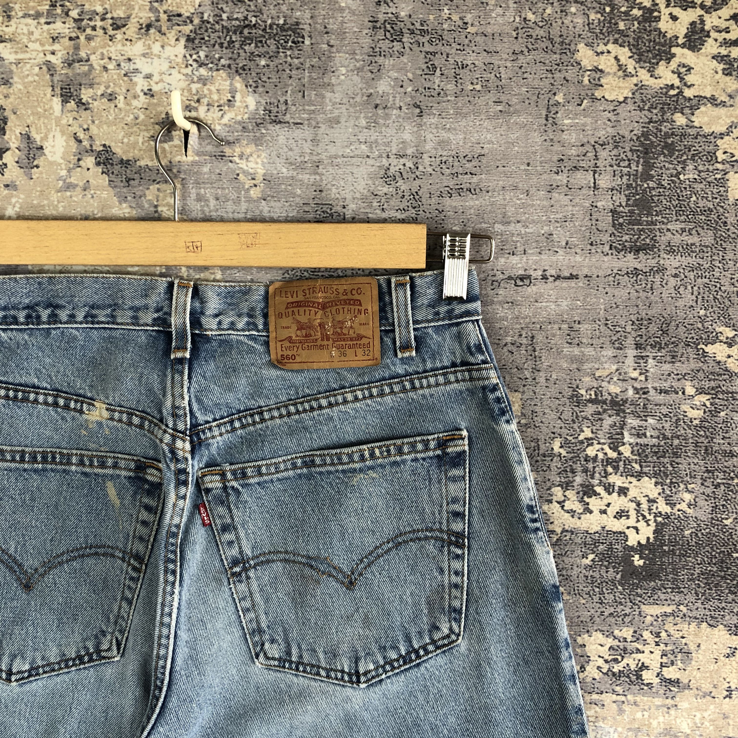 Levi's Vintage Levis Dirty Baggy Jeans Levi's 560 Faded Denim Size US 32 / EU 48 - 5 Thumbnail