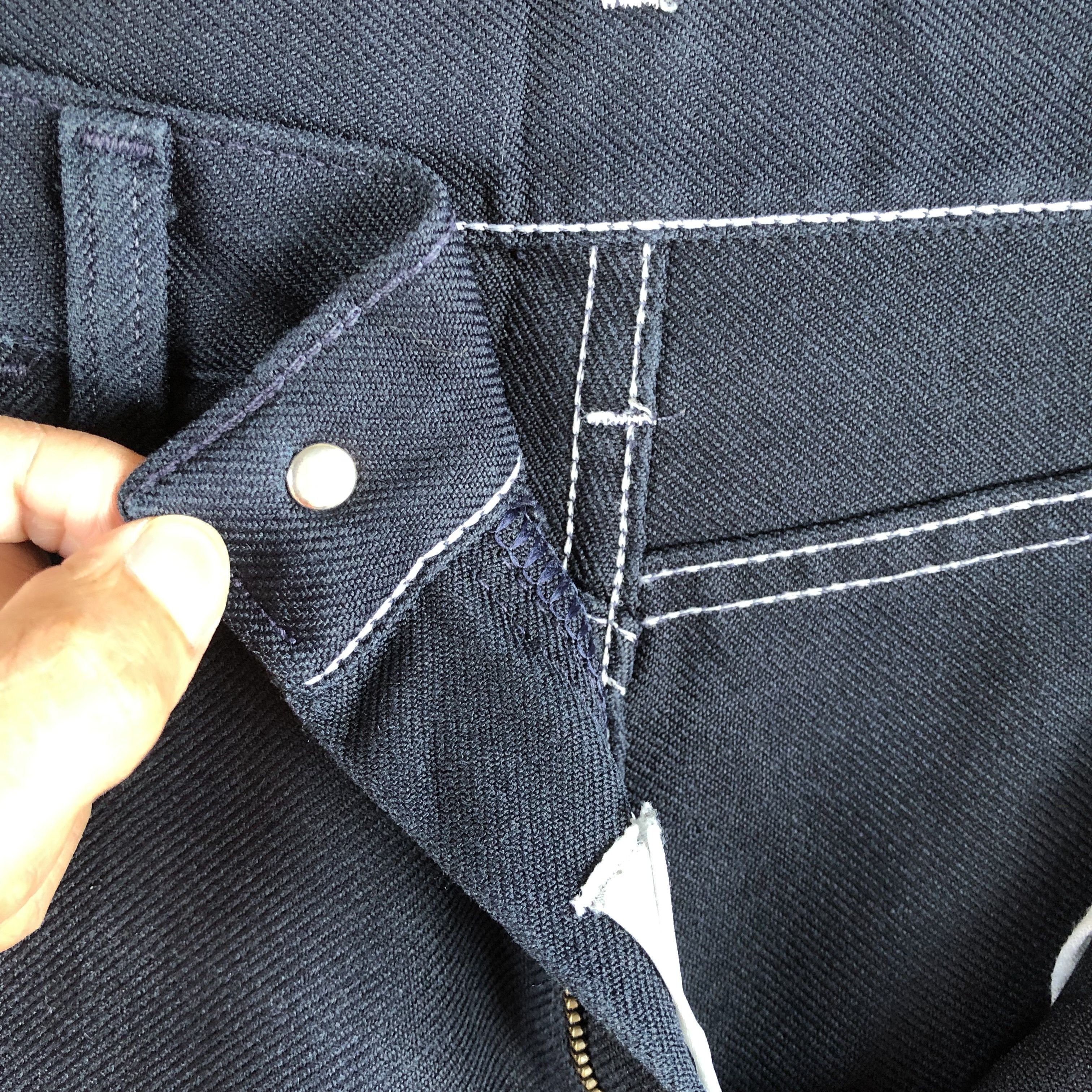 Vintage Vintage Wrangler Sta Prest Black Jeans Wrangler Denim Pants Size US 34 / EU 50 - 7 Thumbnail
