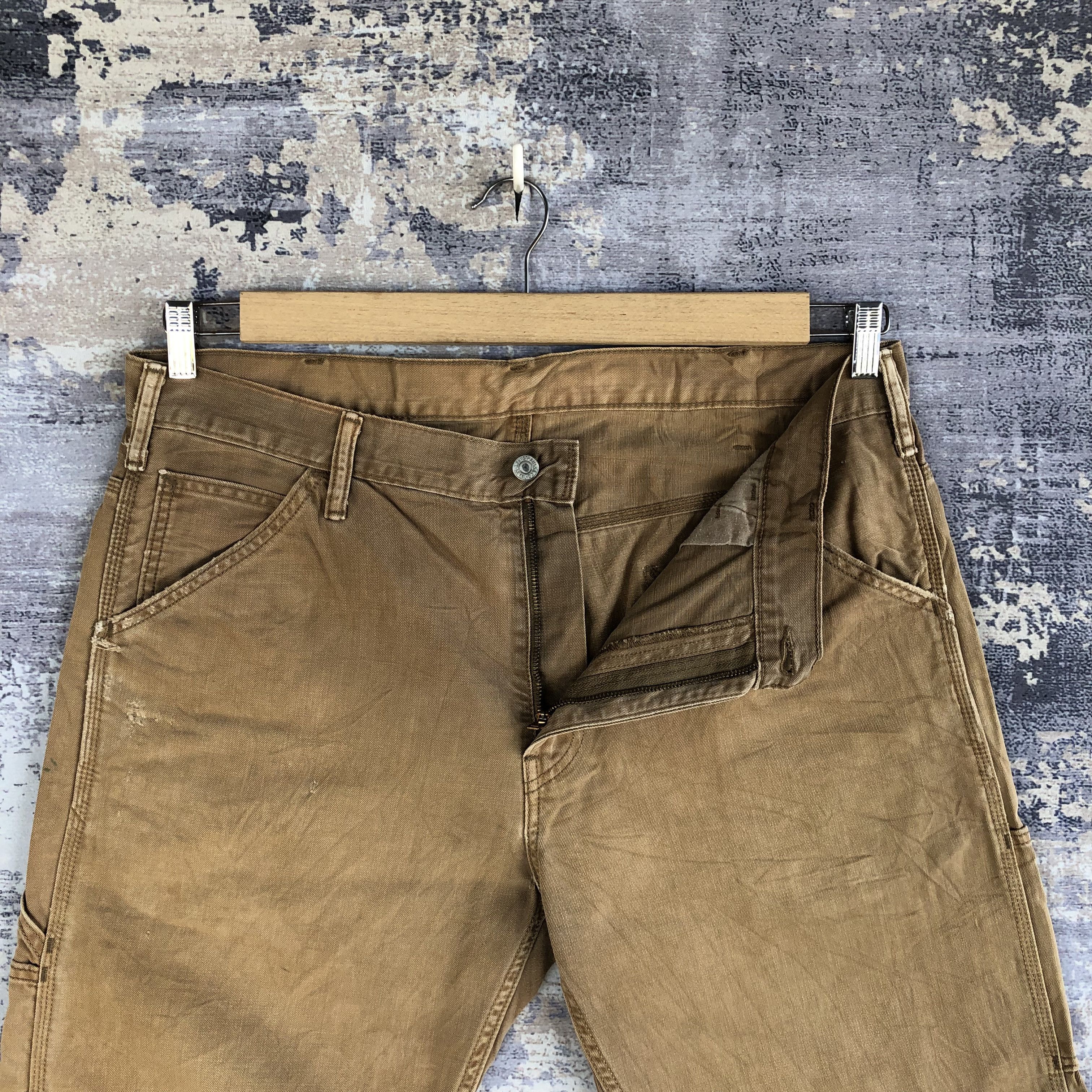 Levi's Vintage Y2K Levis Carpenter Jeans Levi's Workers Baggy Denim Size US 38 / EU 54 - 6 Thumbnail