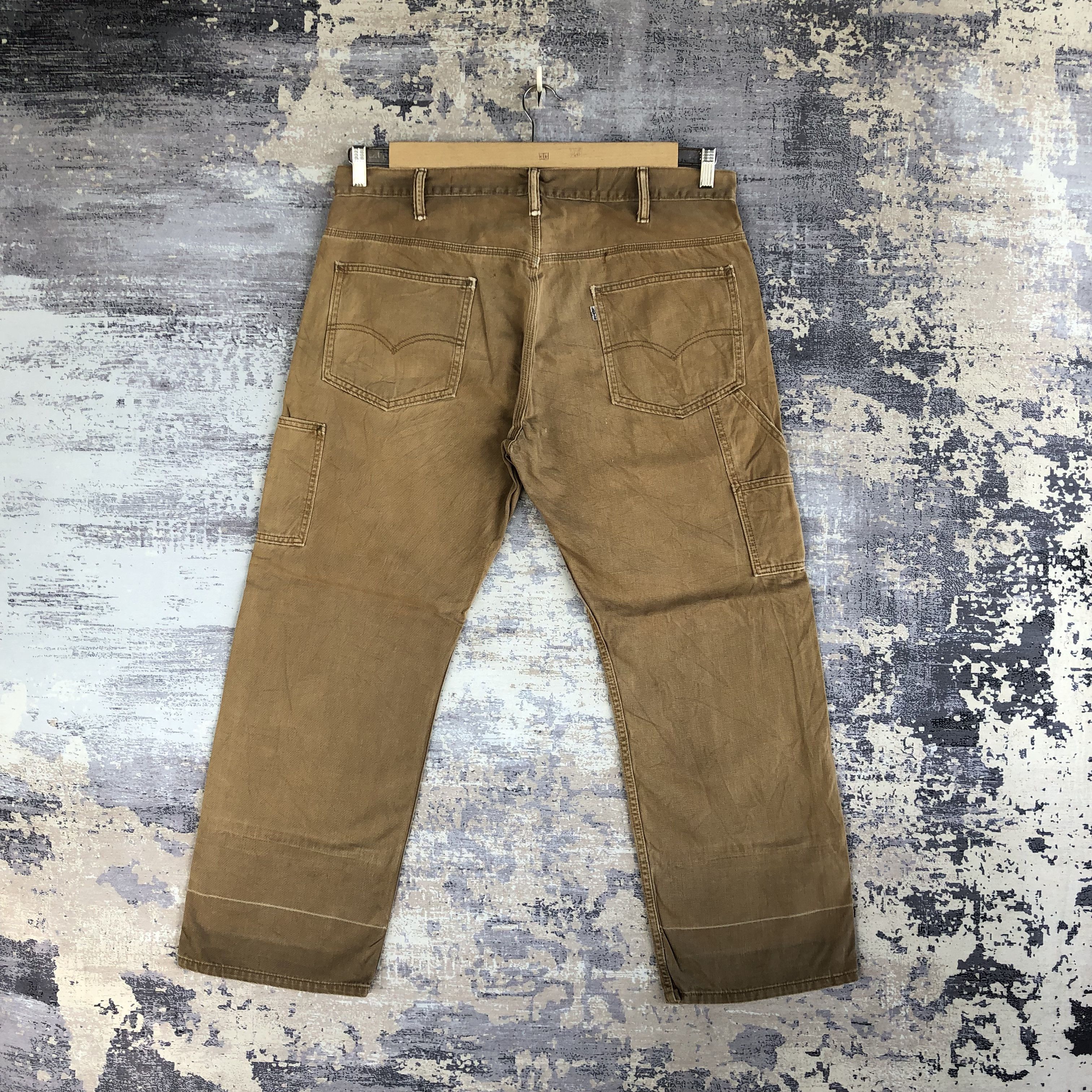 Levi's Vintage Y2K Levis Carpenter Jeans Levi's Workers Baggy Denim Size US 38 / EU 54 - 2 Thumbnail