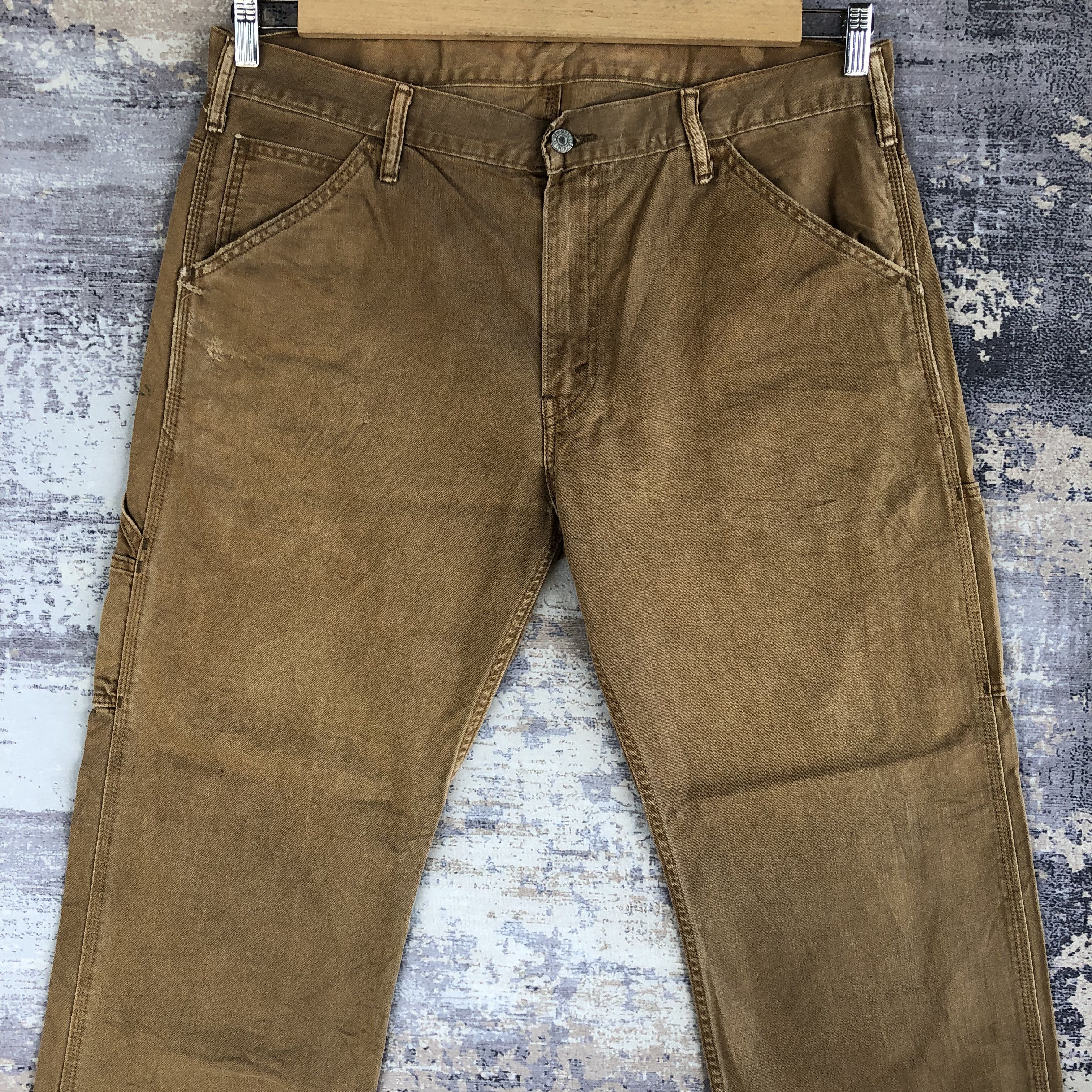 Levi's Vintage Y2K Levis Carpenter Jeans Levi's Workers Baggy Denim Size US 38 / EU 54 - 3 Thumbnail
