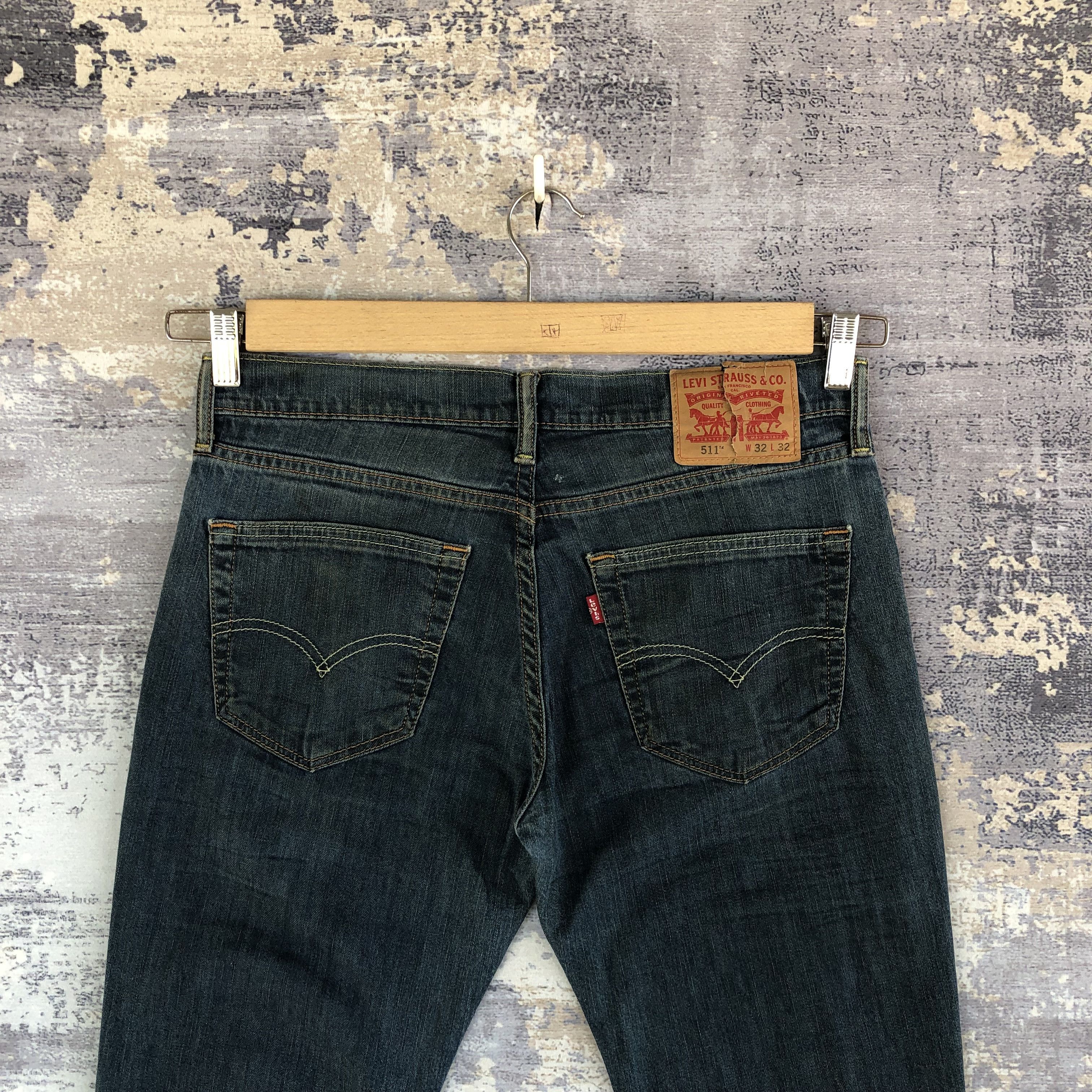 Levi's Vintage Levis 511 Distressed Jeans Levi's 511 Skinny Denim Size US 32 / EU 48 - 4 Thumbnail
