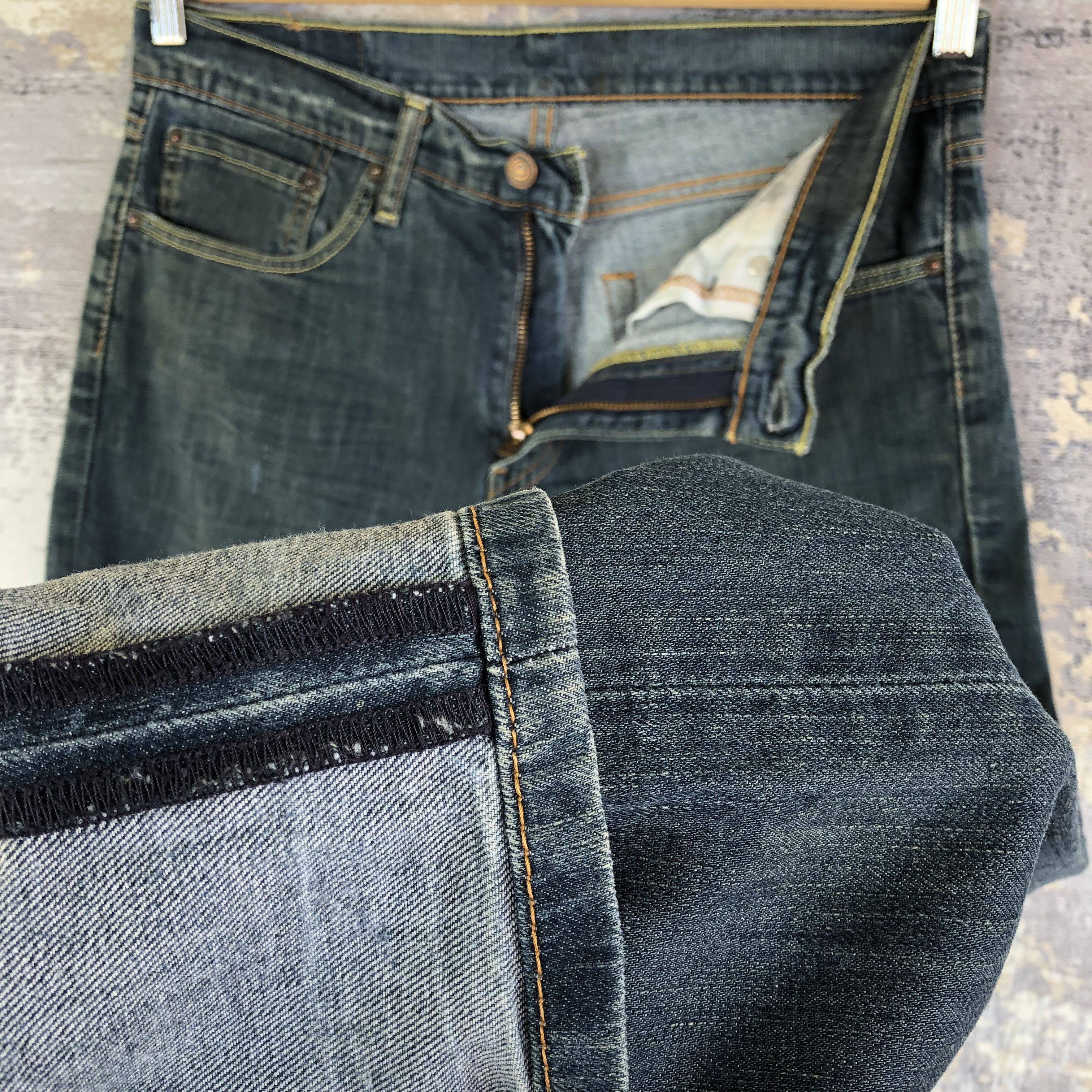 Levi's Vintage Levis 511 Distressed Jeans Levi's 511 Skinny Denim Size US 32 / EU 48 - 10 Thumbnail