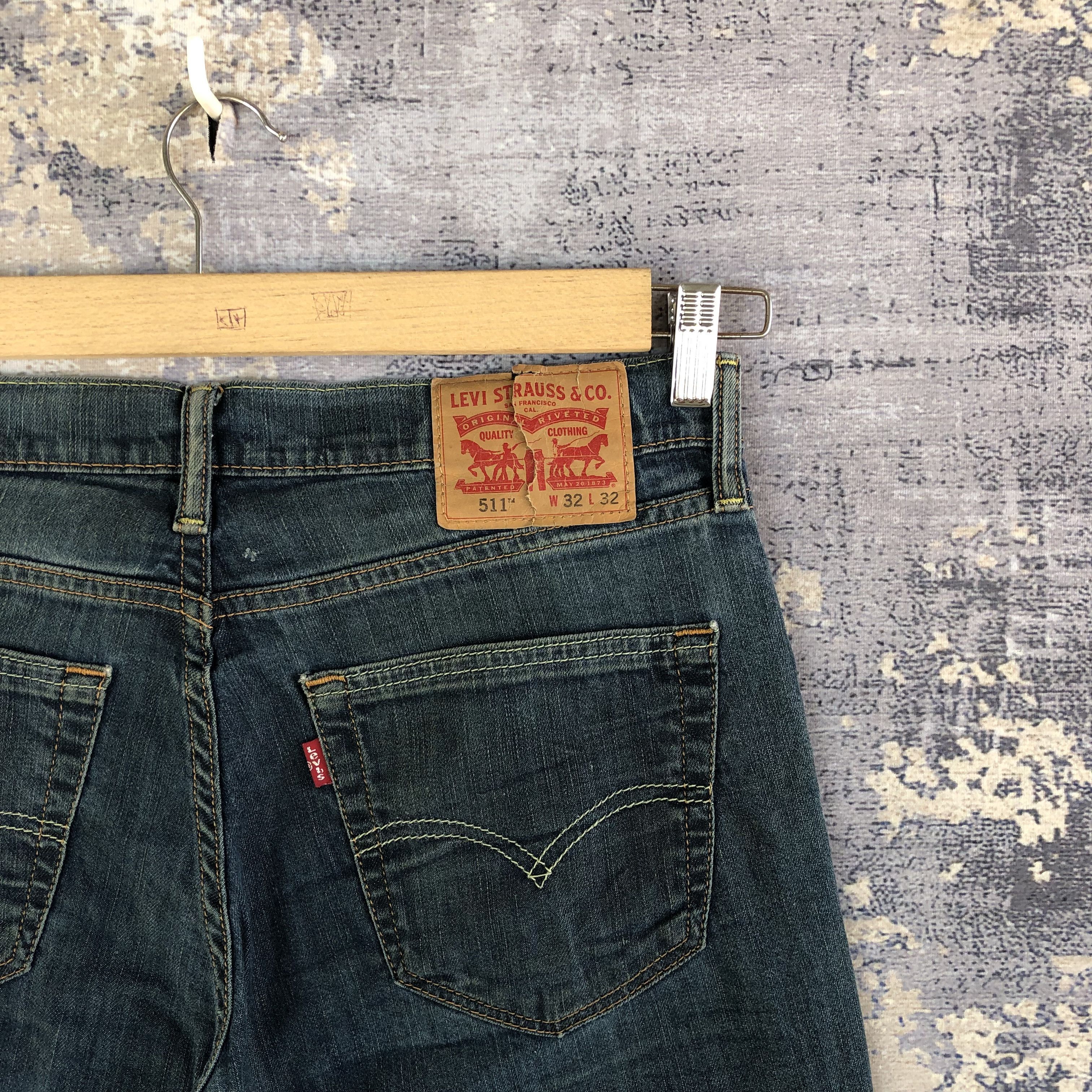 Levi's Vintage Levis 511 Distressed Jeans Levi's 511 Skinny Denim Size US 32 / EU 48 - 7 Thumbnail