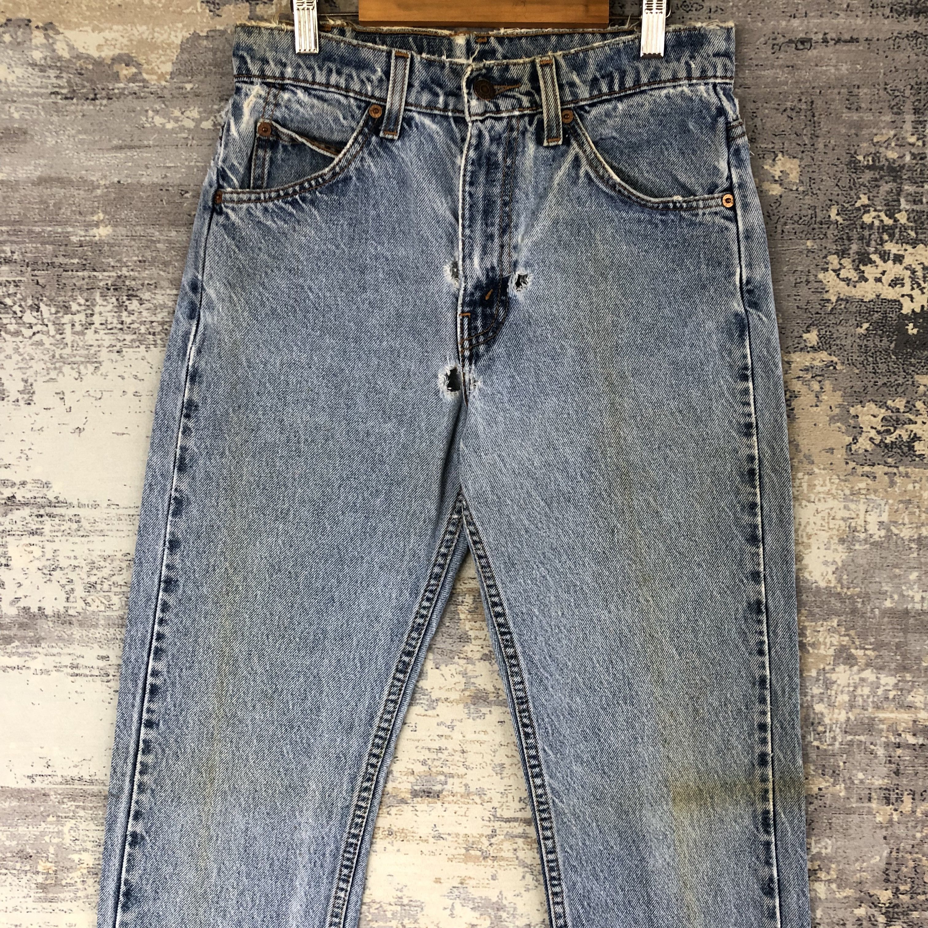 Levi's Vintage Levis Orange Tab Distressed Jeans Levi's 505 Denim Size 26" / US 2 / IT 38 - 5 Thumbnail