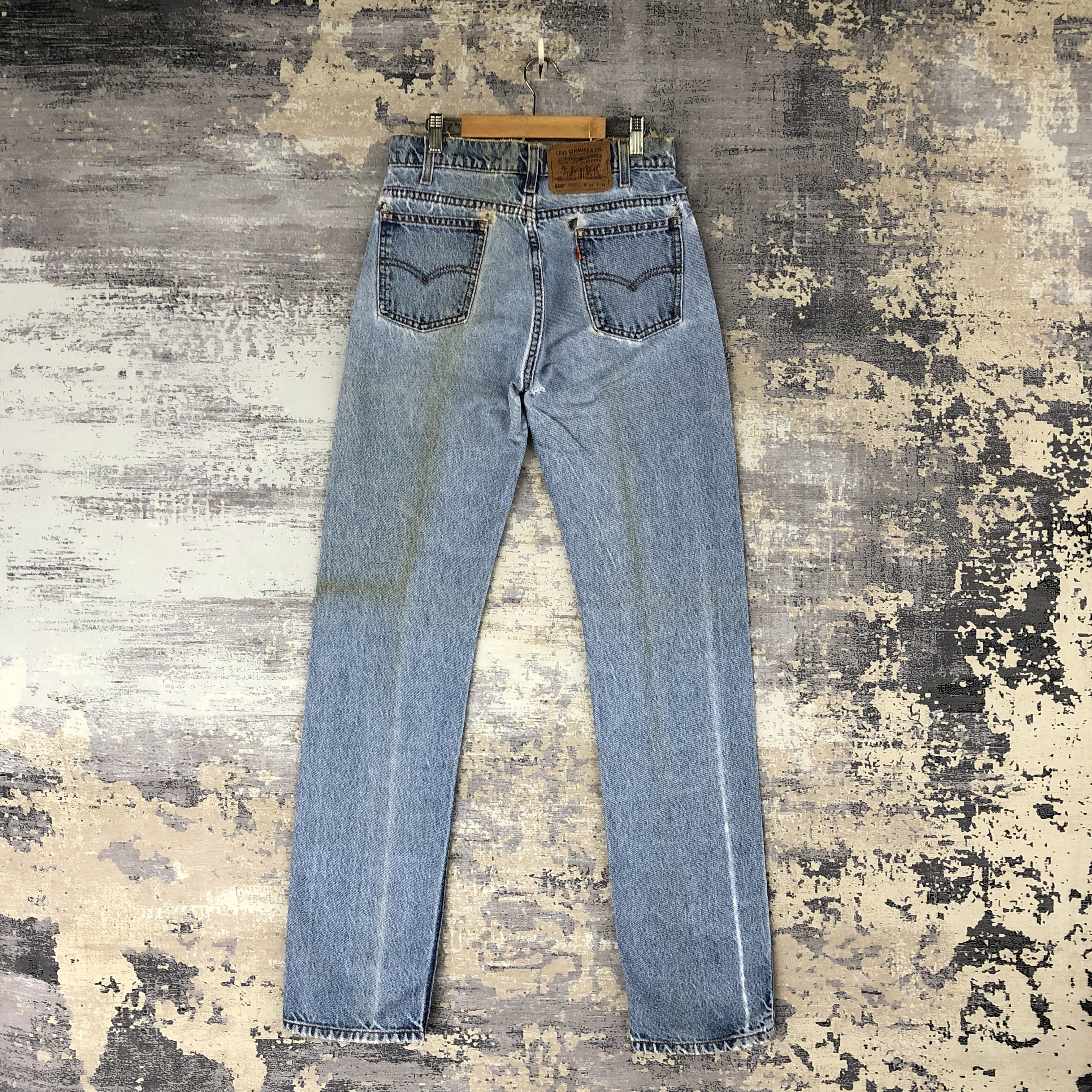 Levi's Vintage Levis Orange Tab Distressed Jeans Levi's 505 Denim Size 26" / US 2 / IT 38 - 2 Thumbnail