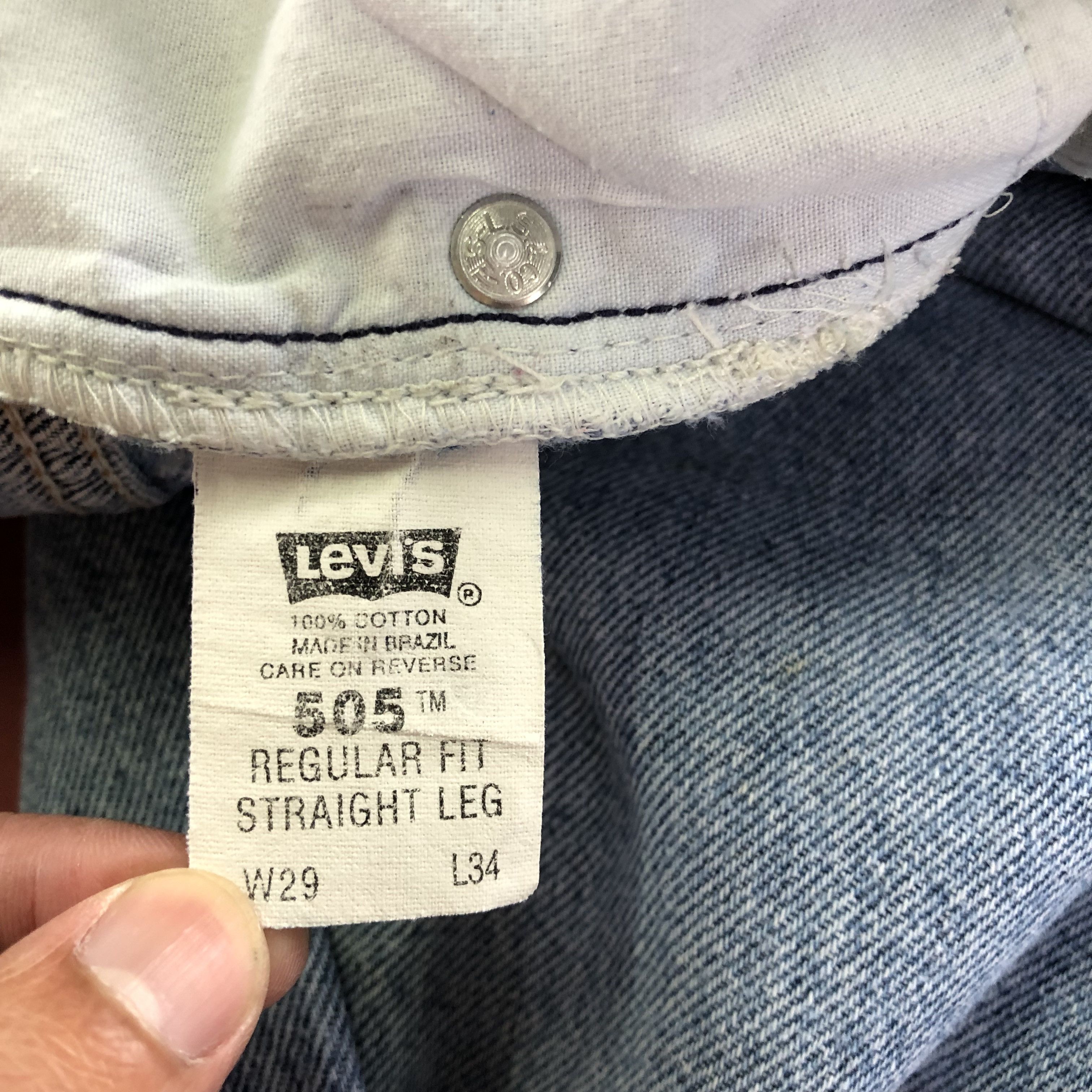 Levi's Vintage Levis Orange Tab Distressed Jeans Levi's 505 Denim Size 26" / US 2 / IT 38 - 11 Thumbnail