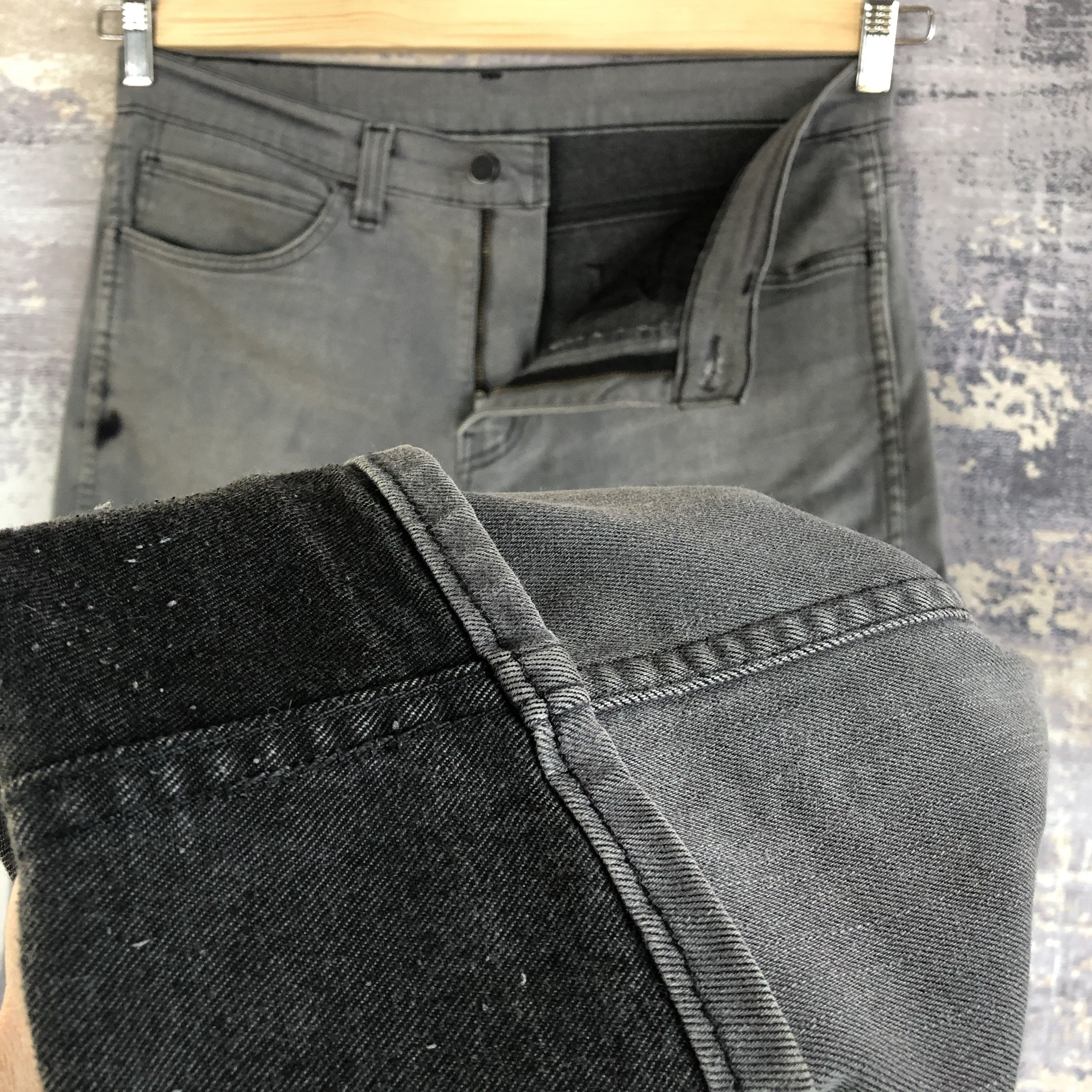 Levi's Vintage Levis 511 Jeans Super Black Levi's Light Wash Denim Size US 34 / EU 50 - 10 Thumbnail