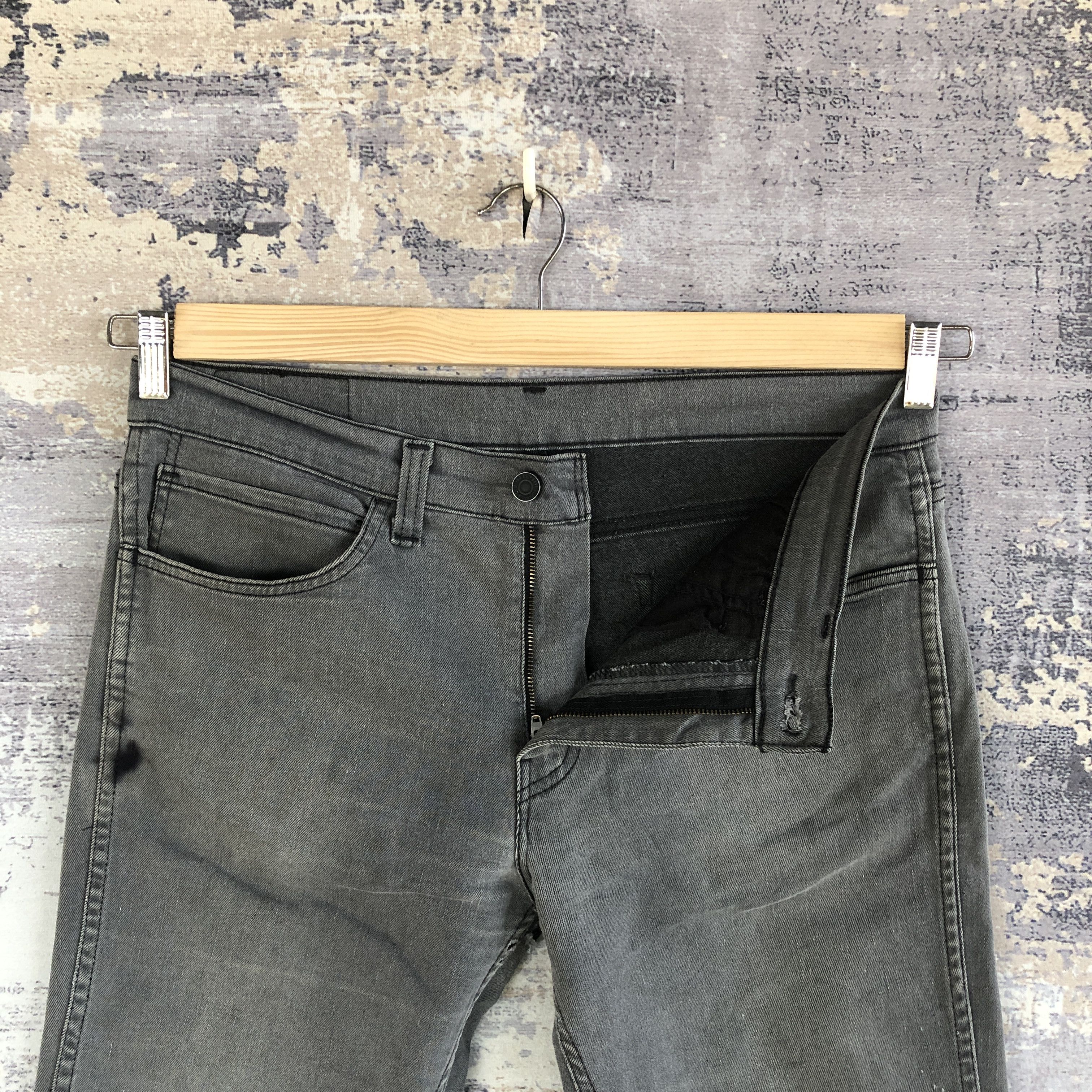 Levi's Vintage Levis 511 Jeans Super Black Levi's Light Wash Denim Size US 34 / EU 50 - 8 Thumbnail