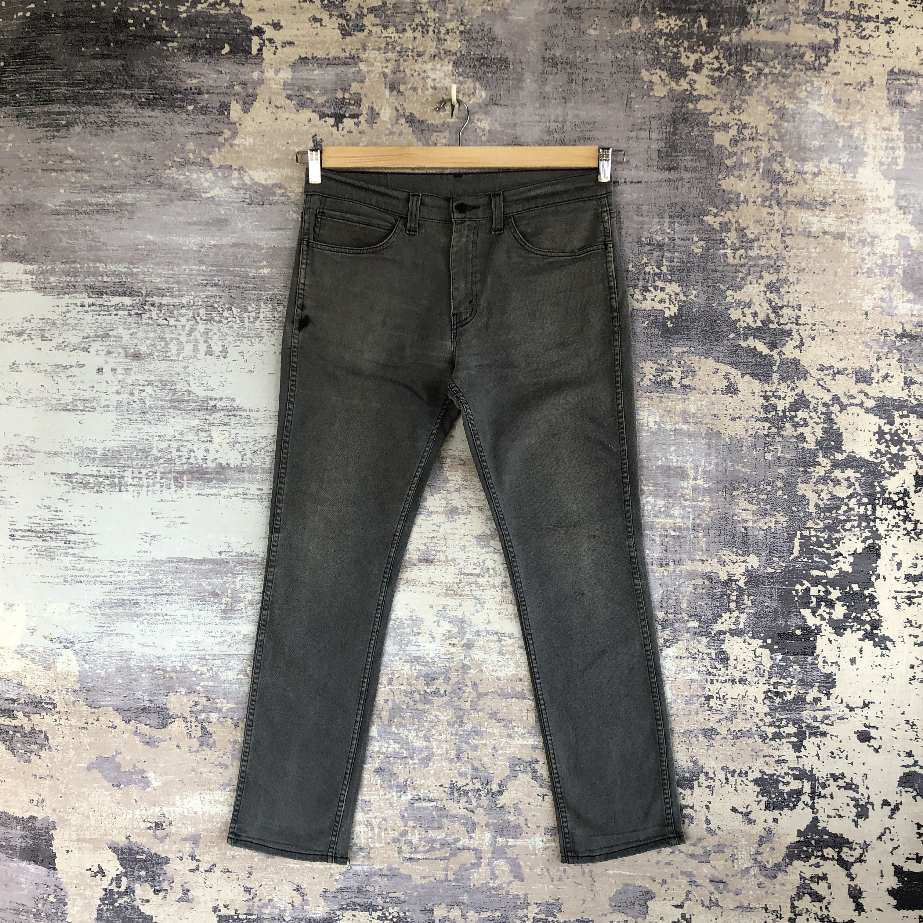 Levi's Vintage Levis 511 Jeans Super Black Levi's Light Wash Denim Size US 34 / EU 50 - 1 Thumbnail