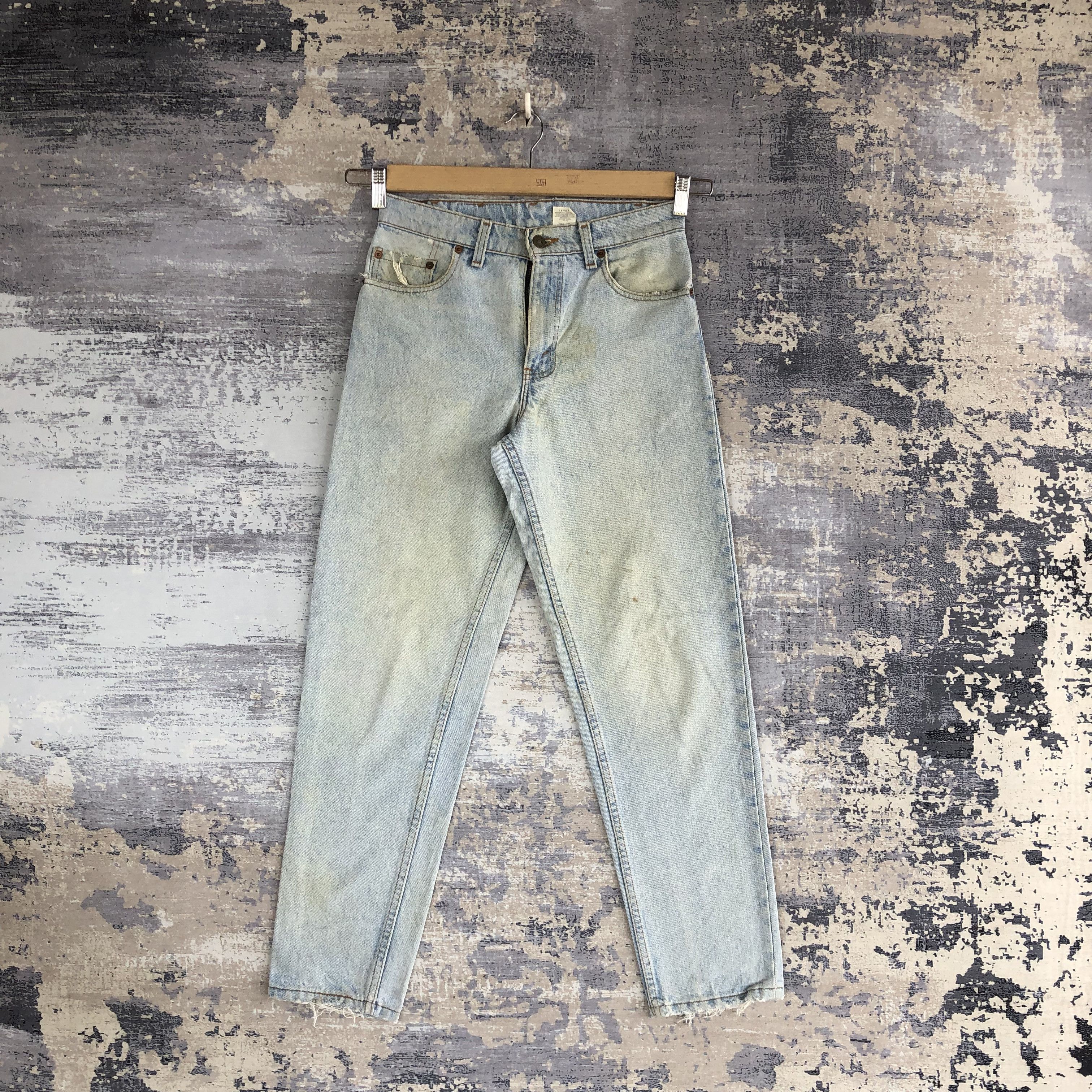 Vintage Levis 550 Light Wash Jeans Levi's Mud Faded Denim