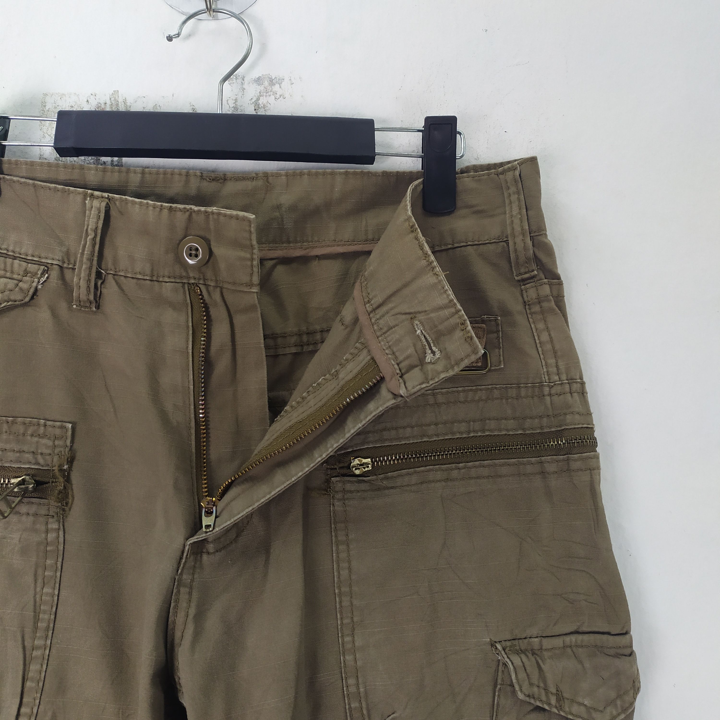 Japanese Brand MADE IN HEAVEN CARGO PANTS Size US 30 / EU 46 - 6 Thumbnail