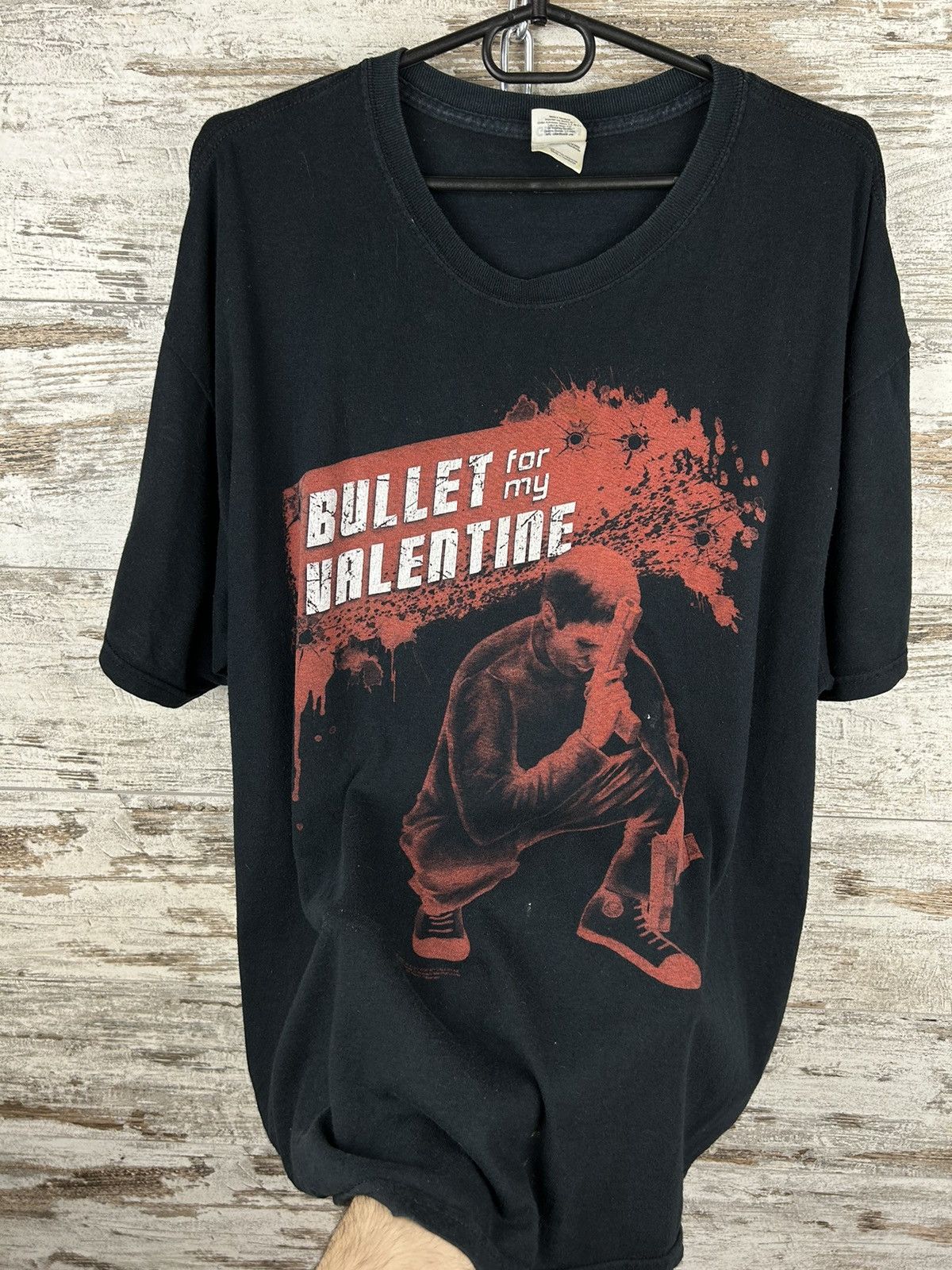 Band Tees Mens Vintage Bullet for My Valentine T Shirt rock band tee Size US XL / EU 56 / 4 - 15 Thumbnail