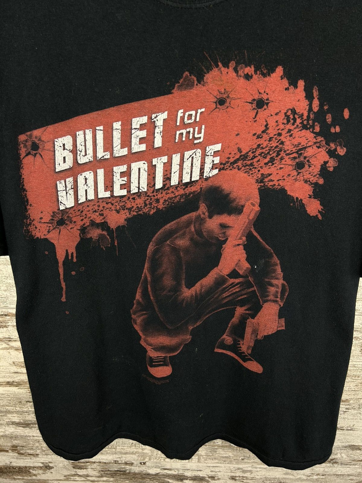 Band Tees Mens Vintage Bullet for My Valentine T Shirt rock band tee Size US XL / EU 56 / 4 - 7 Thumbnail