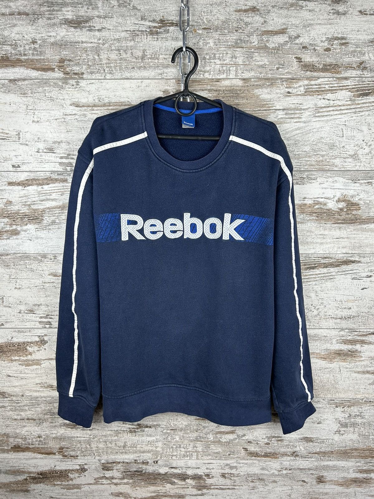 Reebok × Vintage Mens Vintage Reebok Classic Sweatshirt streetwear y2k Size US XL / EU 56 / 4 - 1 Thumbnail