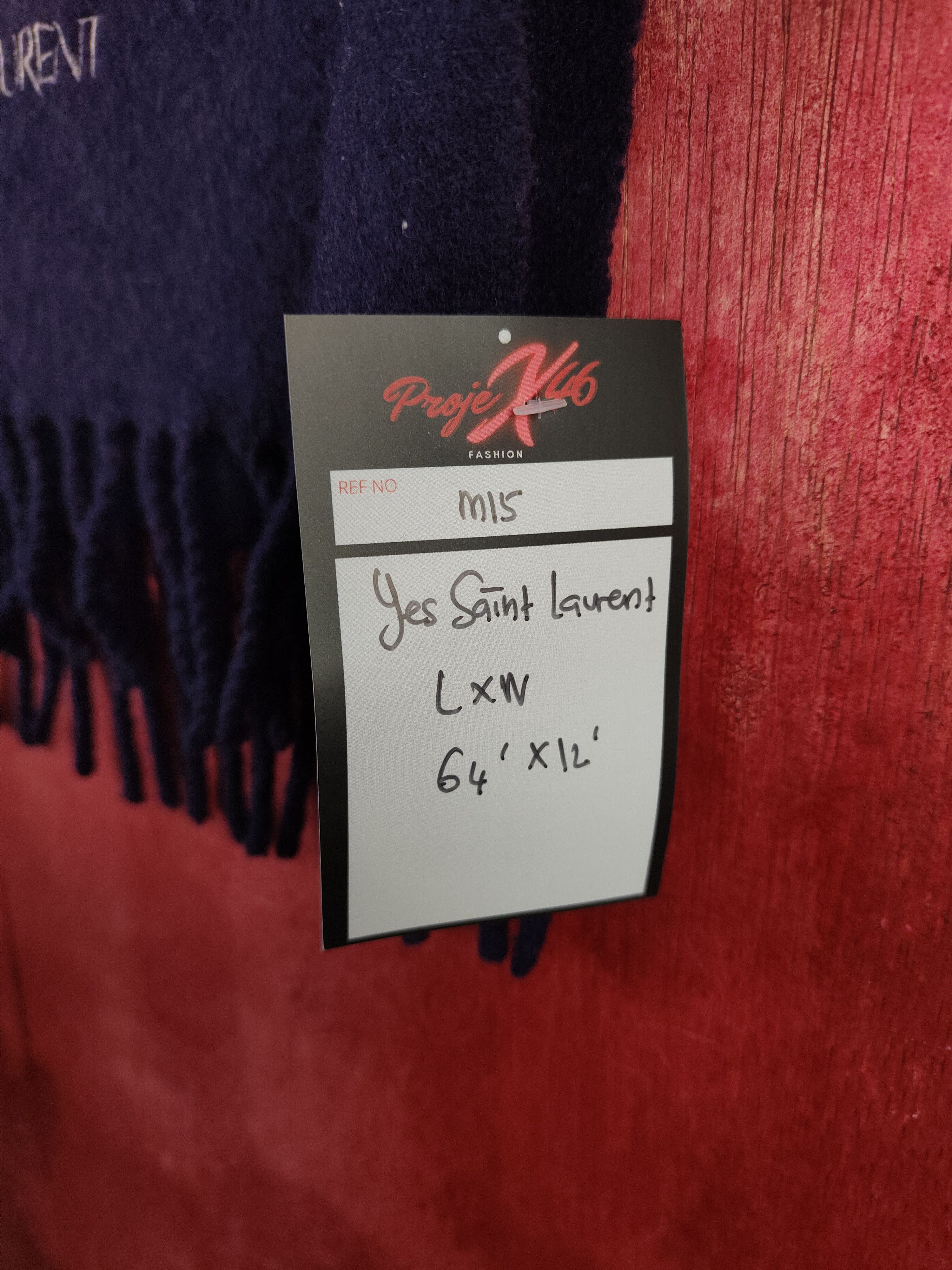 Yves Saint Laurent Yves Saint Laurent Lana Wool Muffler Scarves #m15 Size ONE SIZE - 8 Thumbnail
