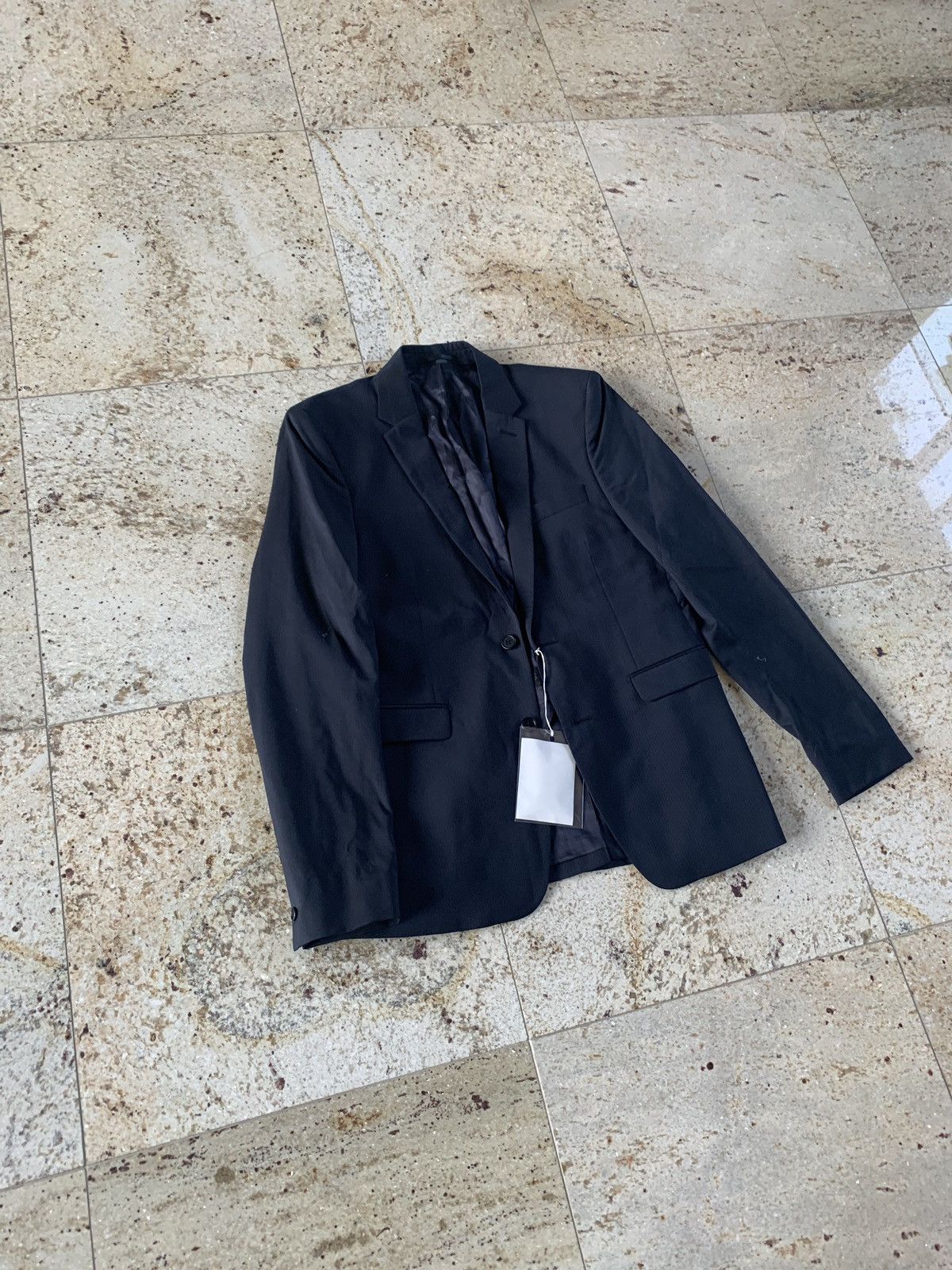 Acne Studios Jared J Pinstripe Blazer in Navy Size 40R - 2 Thumbnail