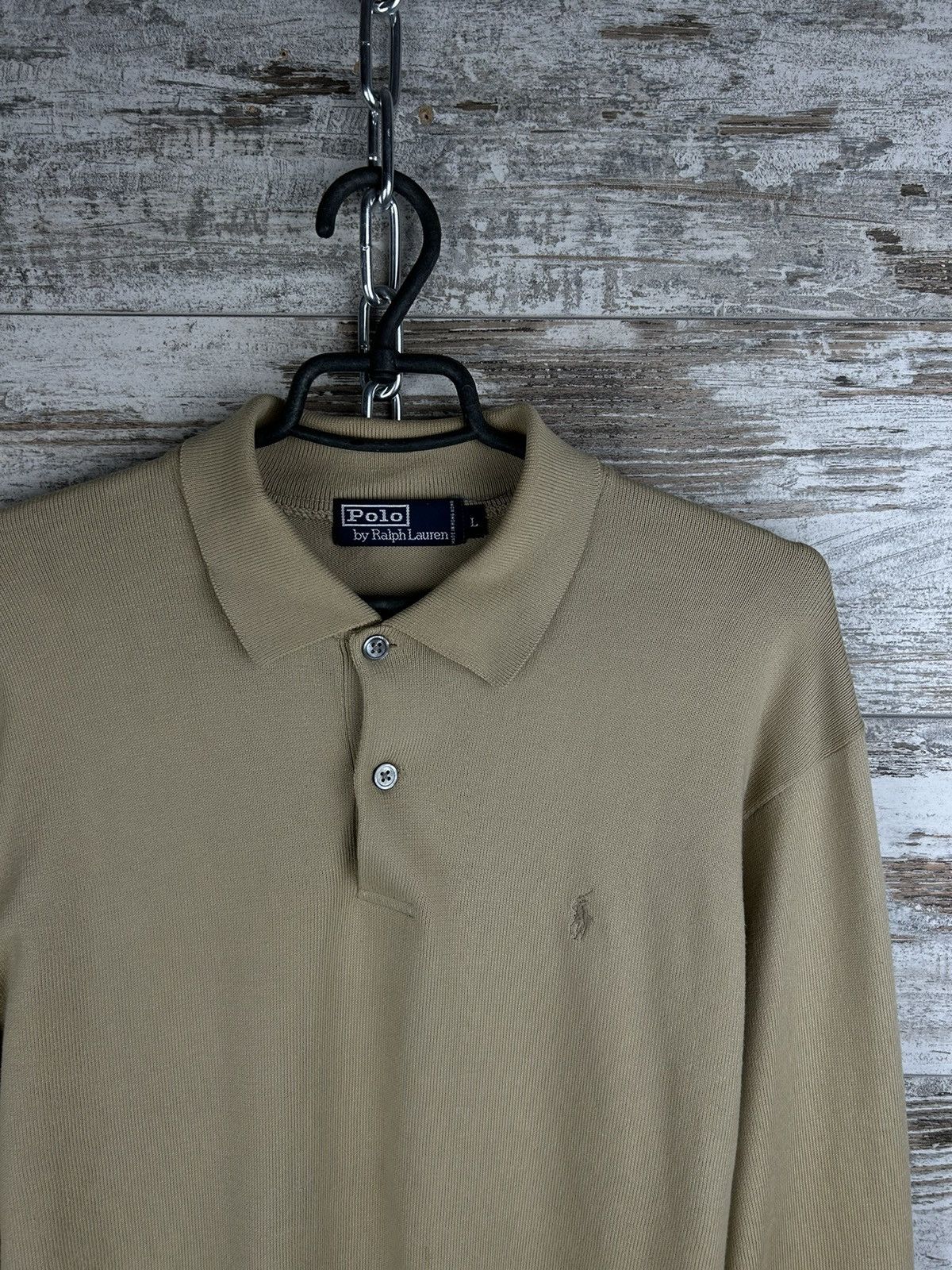 Polo Ralph Lauren × Vintage Mens Vintage Polo Ralph Lauren Sweater y2k rare knitwear Size US L / EU 52-54 / 3 - 1 Thumbnail