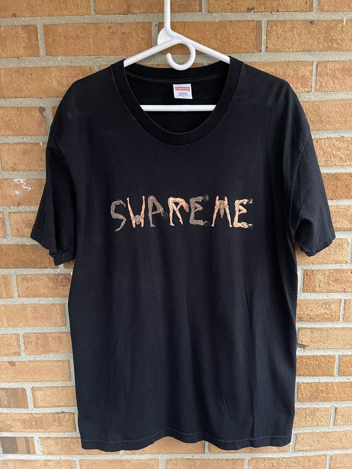 image of Supreme Made In Usa Black T Shirt, Men's (Size XL)