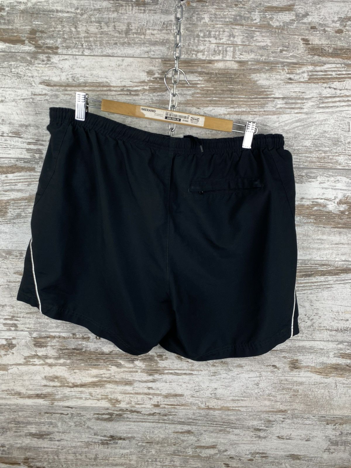 Nike × Vintage Mens Vintage Nike Swoosh Shorts streetwear y2k rare drill Size US 36 / EU 52 - 6 Thumbnail