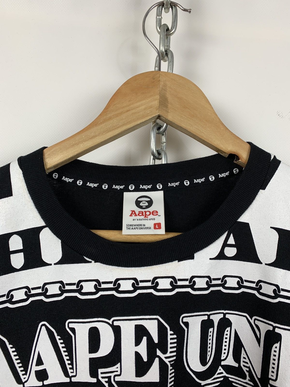 Aape Aape By A Bathing Ape Black Universe T-Shirt Size US L / EU 52-54 / 3 - 15 Thumbnail