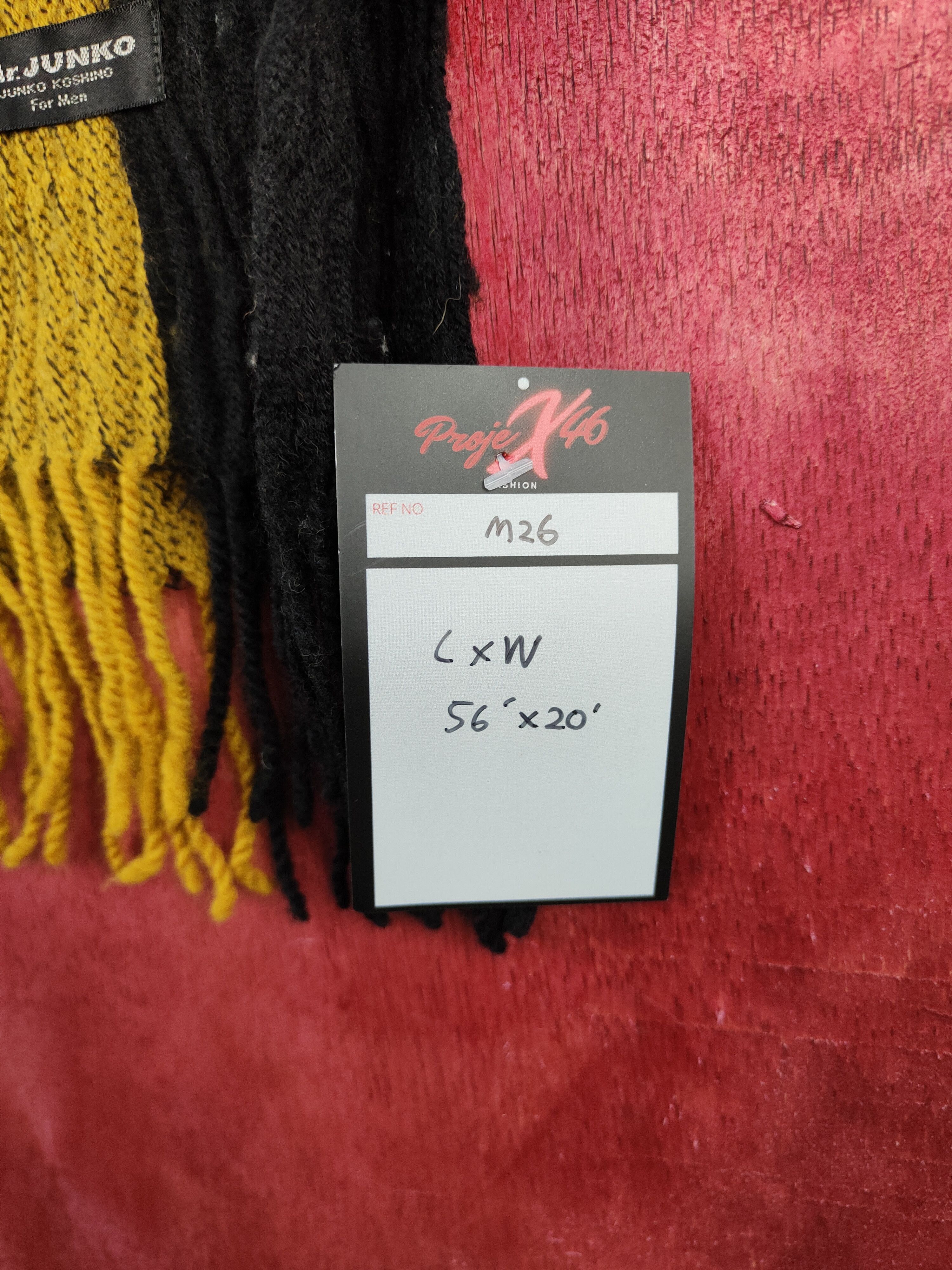 Mr. Junko Mr.Junko Koshino Stripe Muffler Scarves #m26 DL Size ONE SIZE - 7 Thumbnail