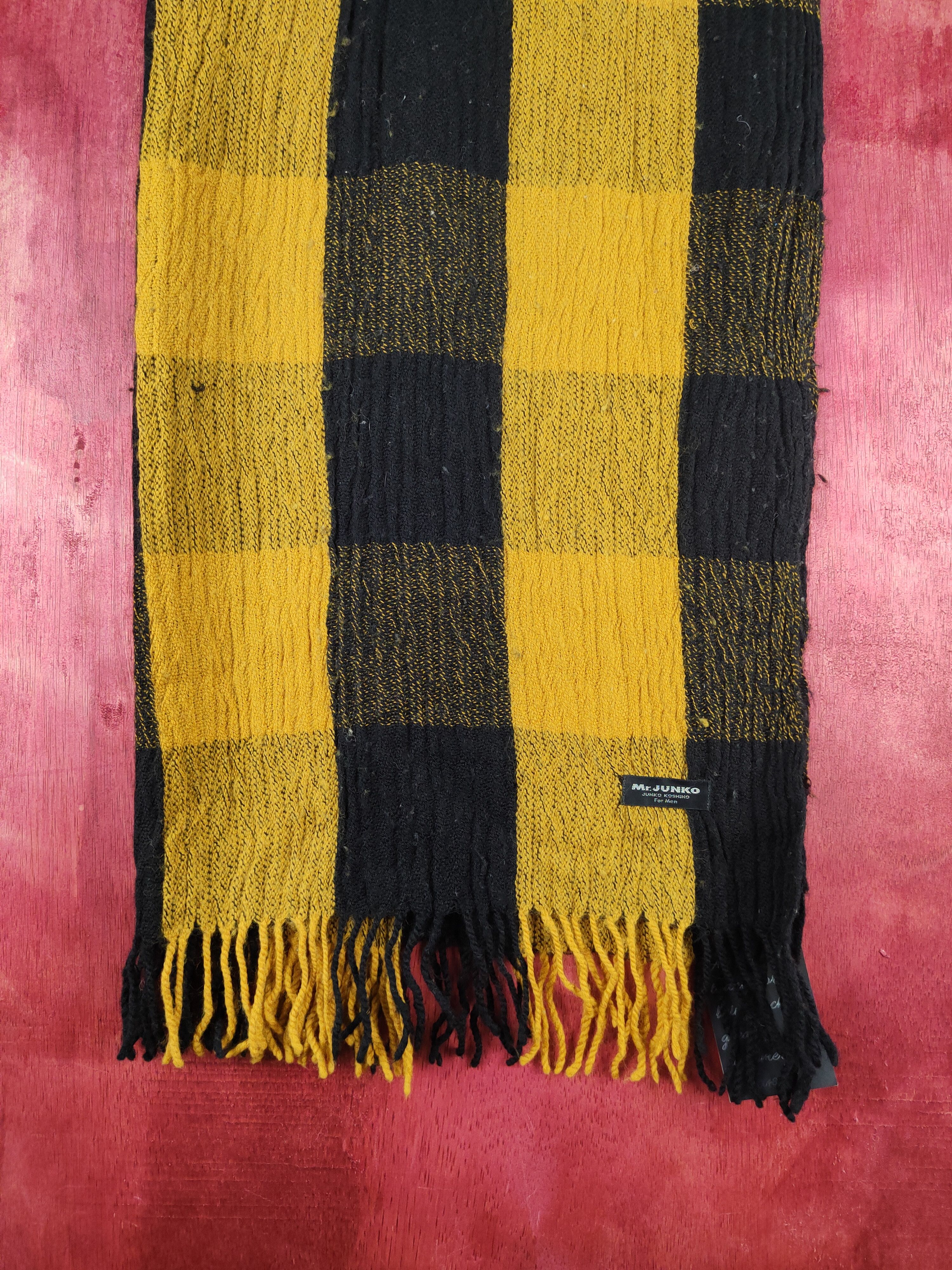 Mr. Junko Mr.Junko Koshino Stripe Muffler Scarves #m26 DL Size ONE SIZE - 3 Thumbnail