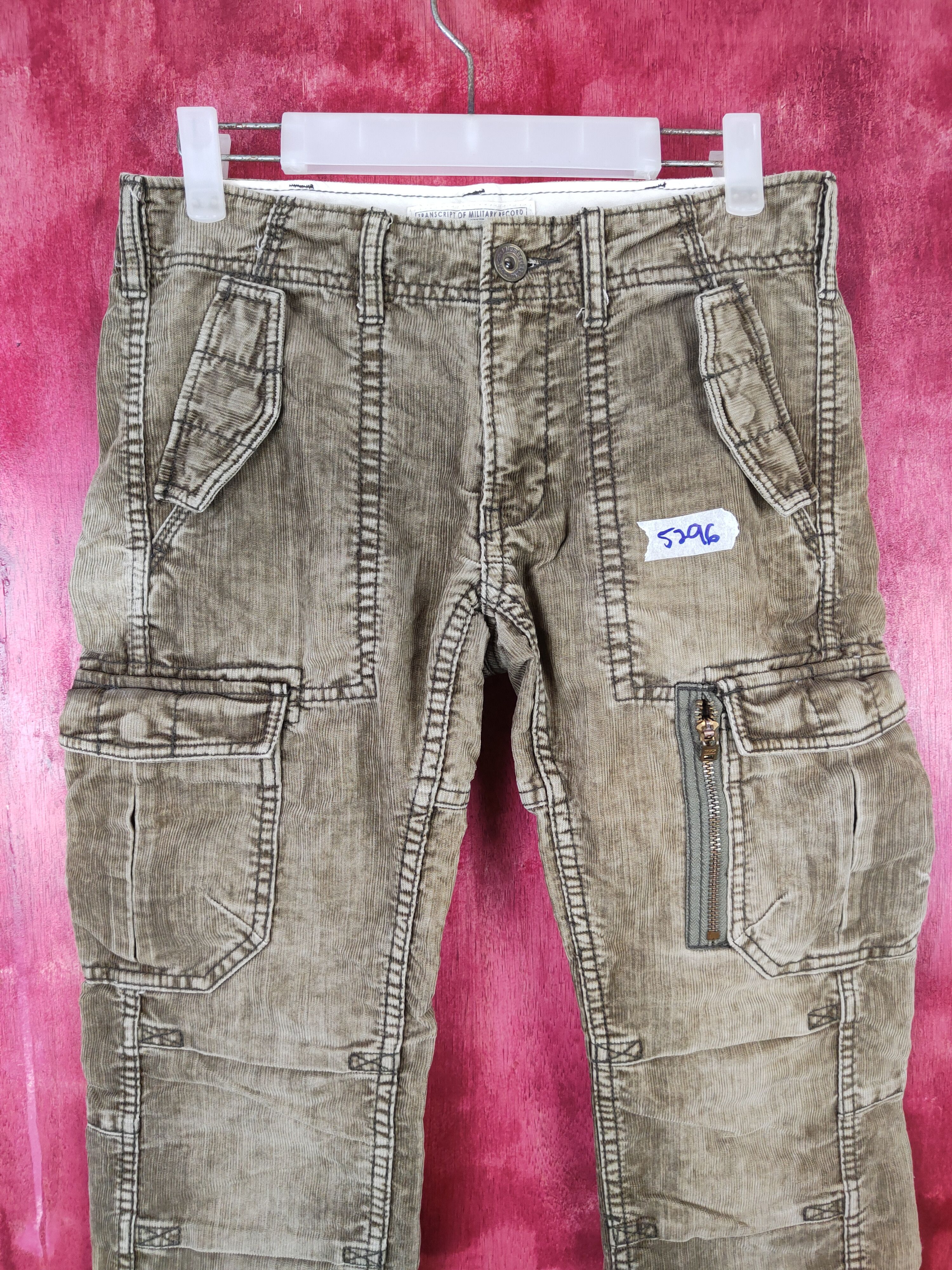 Grailed Back Number Brown Multi Pocket Tactical Cargo Pants #5296 Size US 28 / EU 44 - 2 Thumbnail