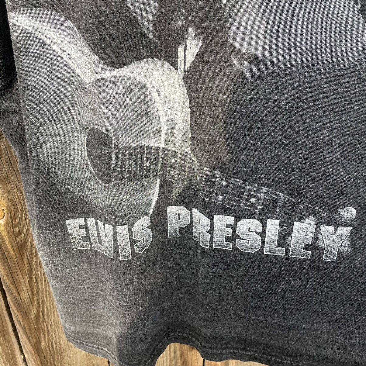 Band Tees × Vintage Vintage Elvis Presley Overprint Band Tee Y2K 90s Streetstyle Size US M / EU 48-50 / 2 - 14 Thumbnail