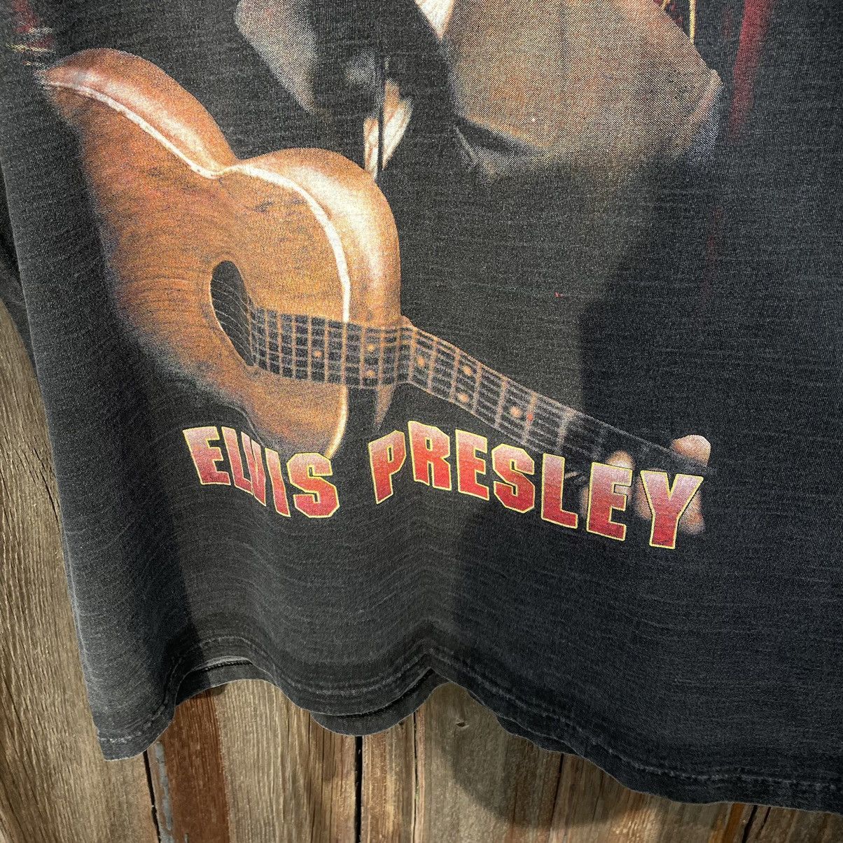 Band Tees × Vintage Vintage Elvis Presley Overprint Band Tee Y2K 90s Streetstyle Size US M / EU 48-50 / 2 - 5 Thumbnail