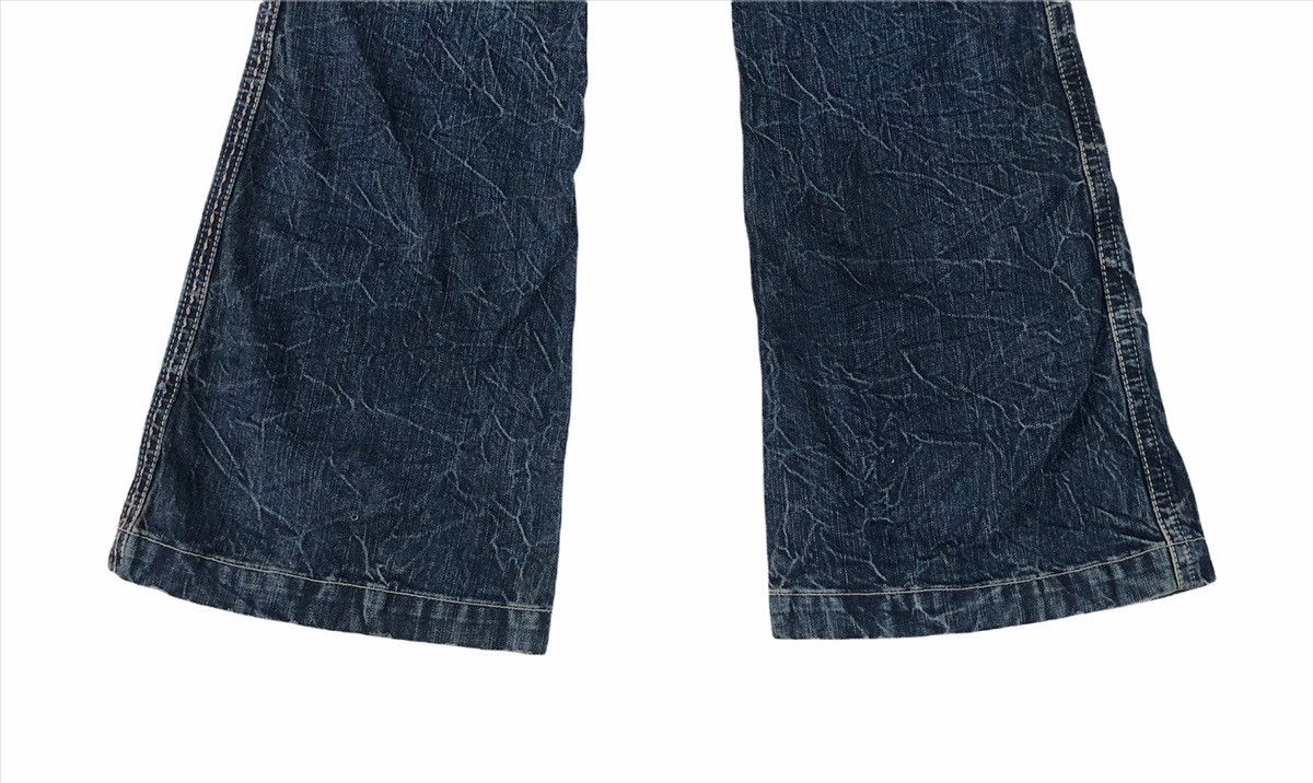 Japanese Brand 🔥Japanese Brapper Distressed Flare Denim Jeans Size US 27 - 6 Thumbnail