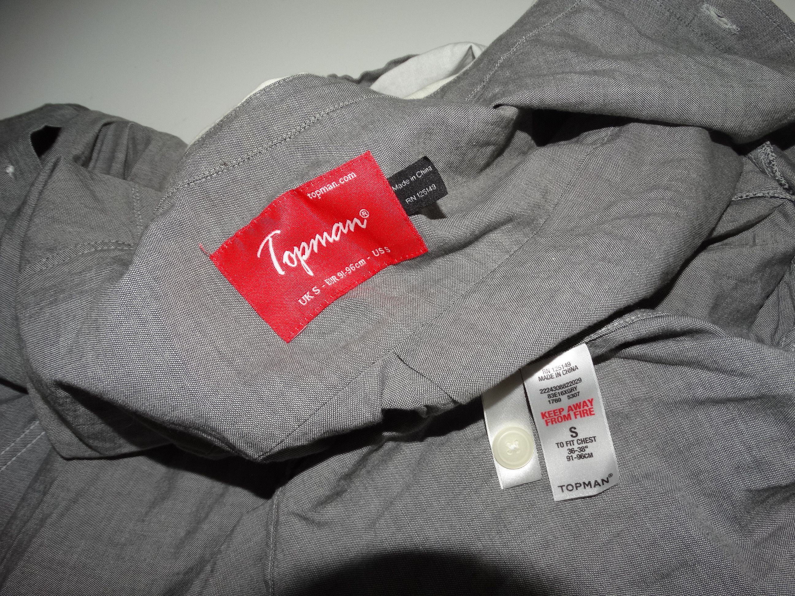 Topman U4 topman limited edition over shirt hoodie pocket S/M Size US S / EU 44-46 / 1 - 2 Thumbnail