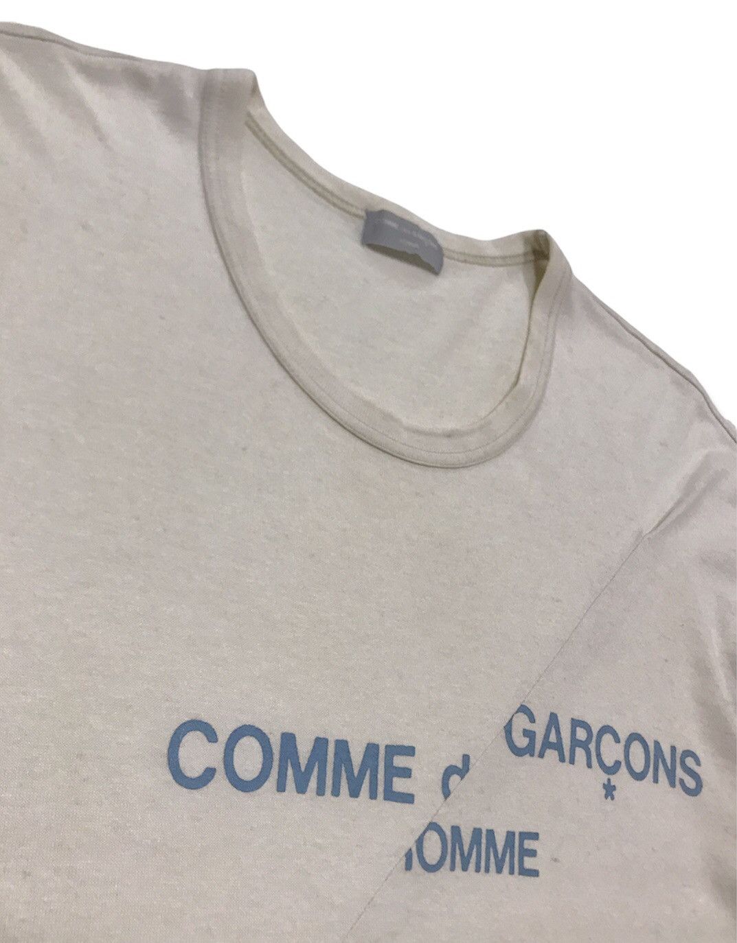 Comme des Garcons Homme 97SS Split Logo T-Shirt Size US L / EU 52-54 / 3 - 3 Thumbnail