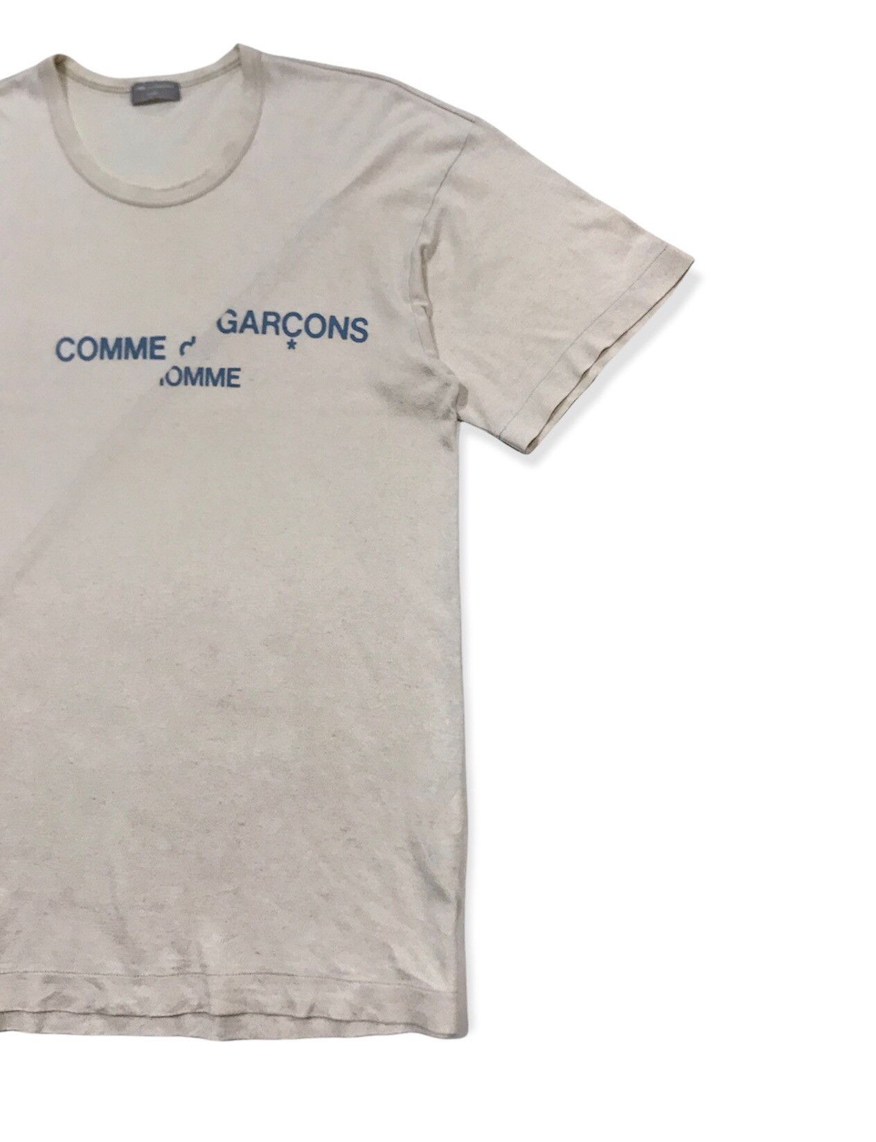 Comme des Garcons Homme 97SS Split Logo T-Shirt Size US L / EU 52-54 / 3 - 2 Thumbnail